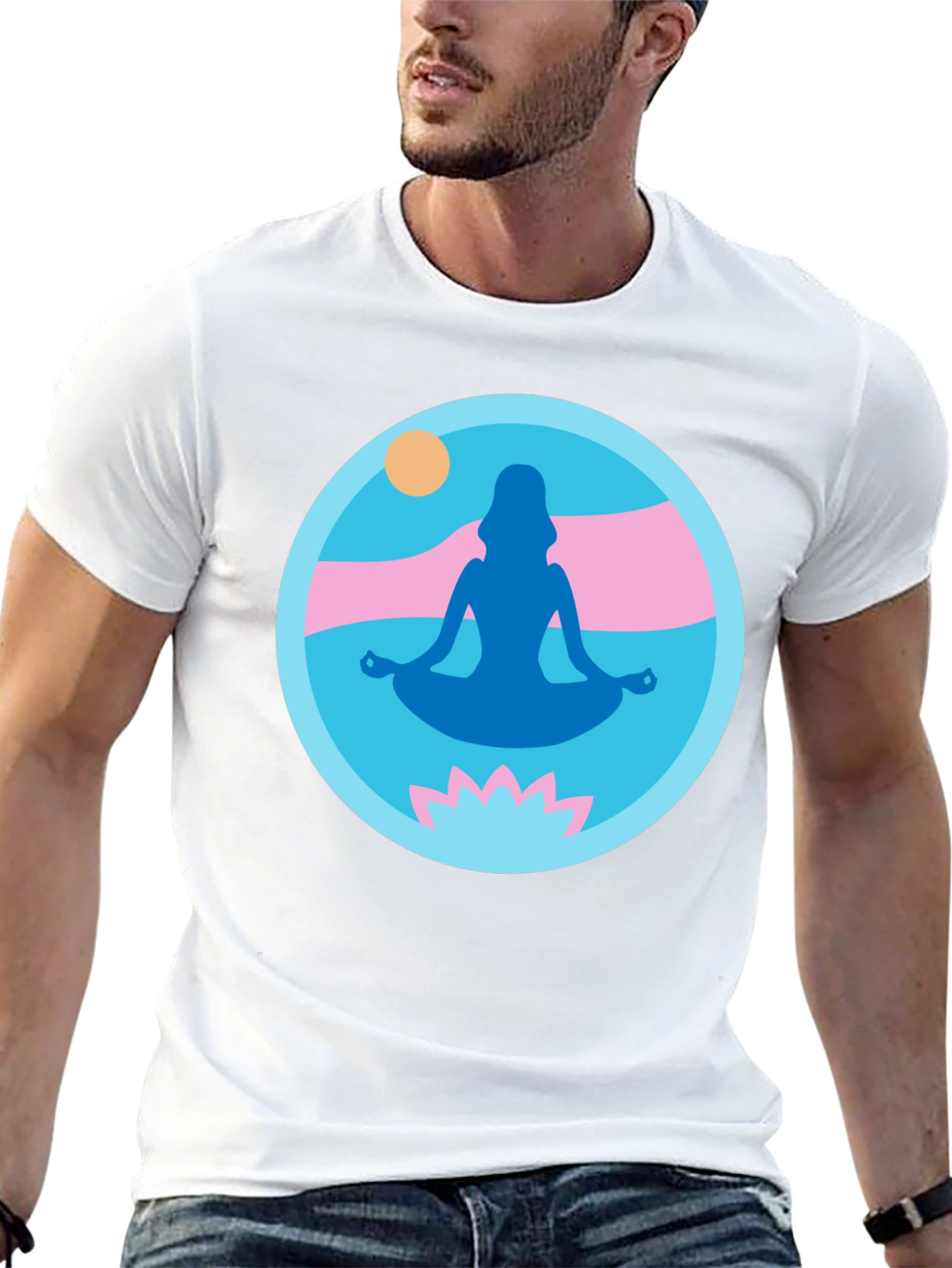 Yoga Meditation Graphic Tee - Zen Vibes T-Shirt