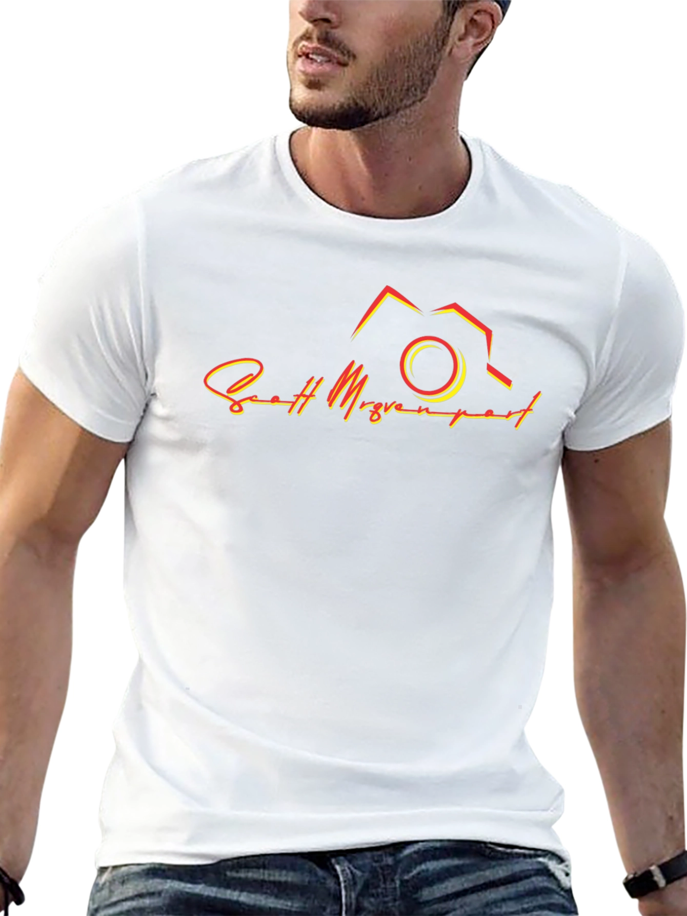 Stylish Black Graphic T-Shirt for Photography Lovers