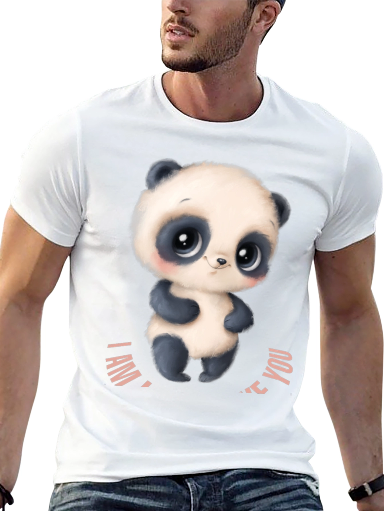 Cute Panda I Love You T-Shirt