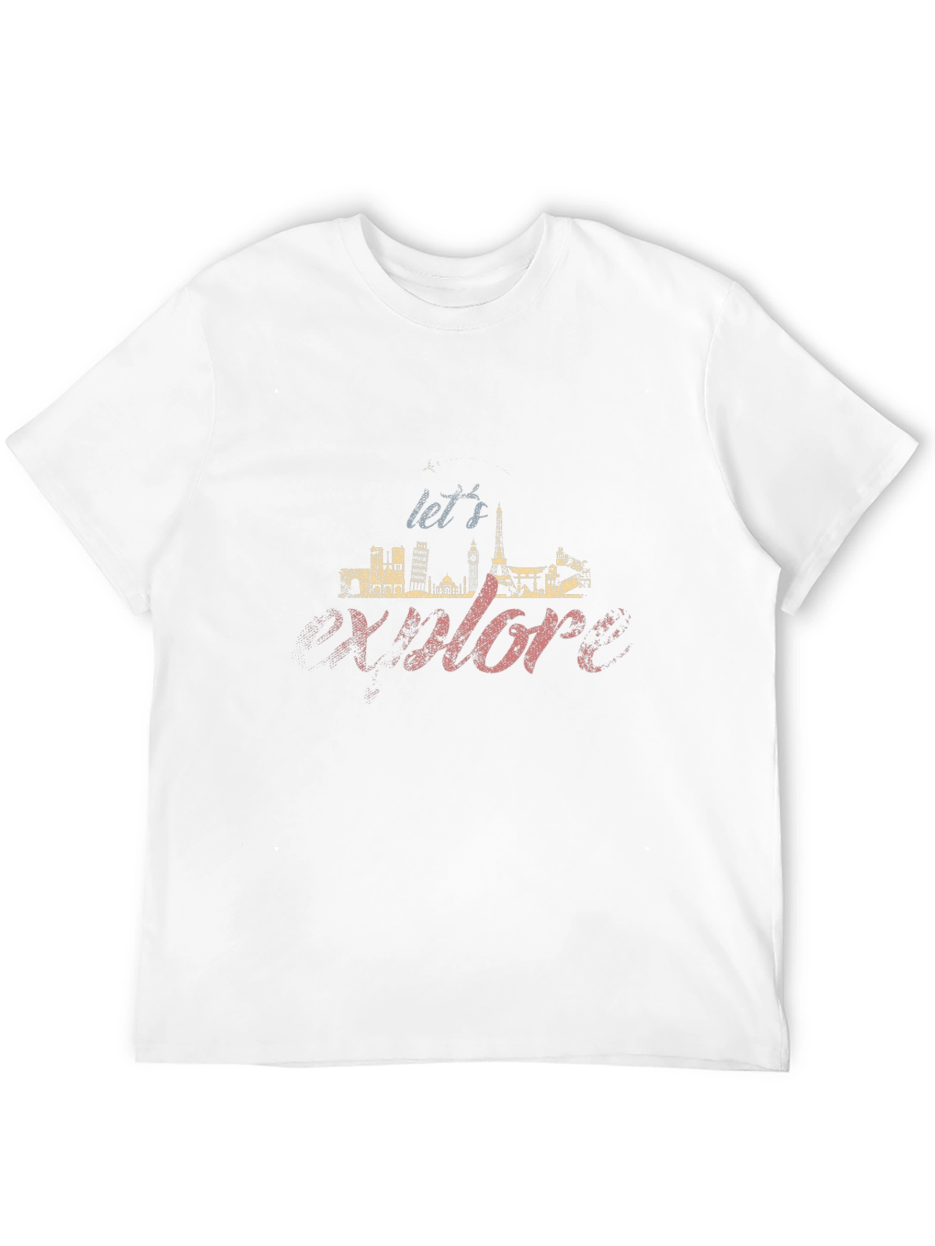 Lets Explore Graphic Tee - Black