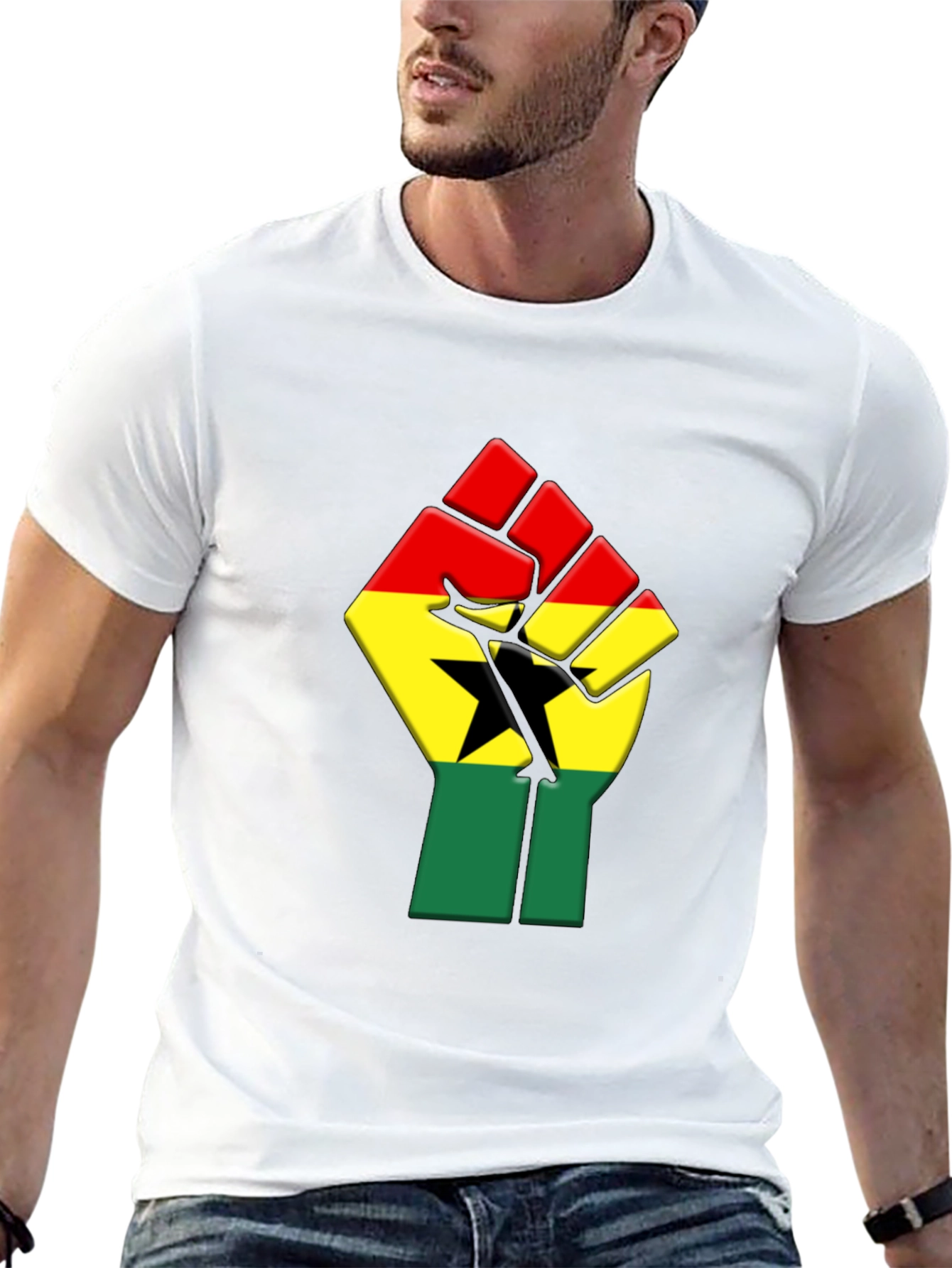Ghana Flag Fist T-Shirt