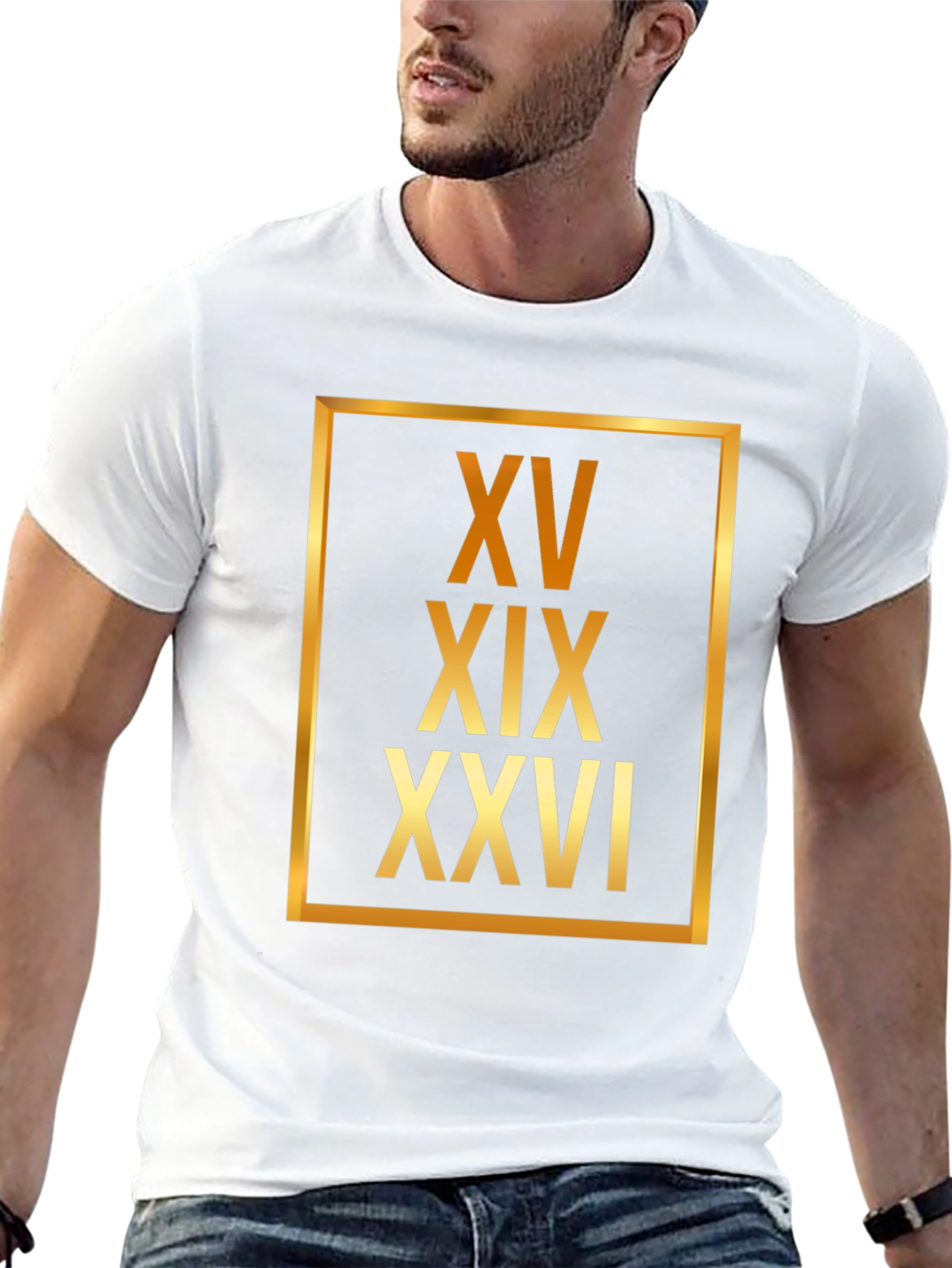 Roman Numeral Graphic T-Shirt