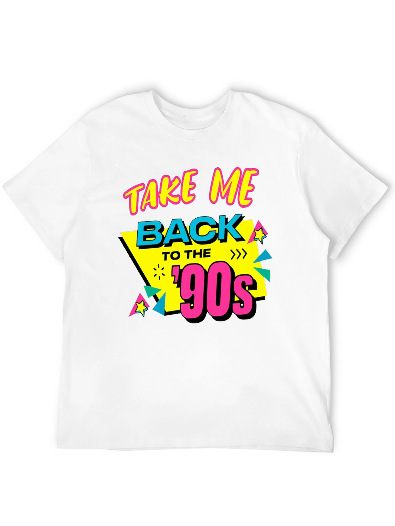 Take Me Back to the 90s Black Graphic T-Shirt