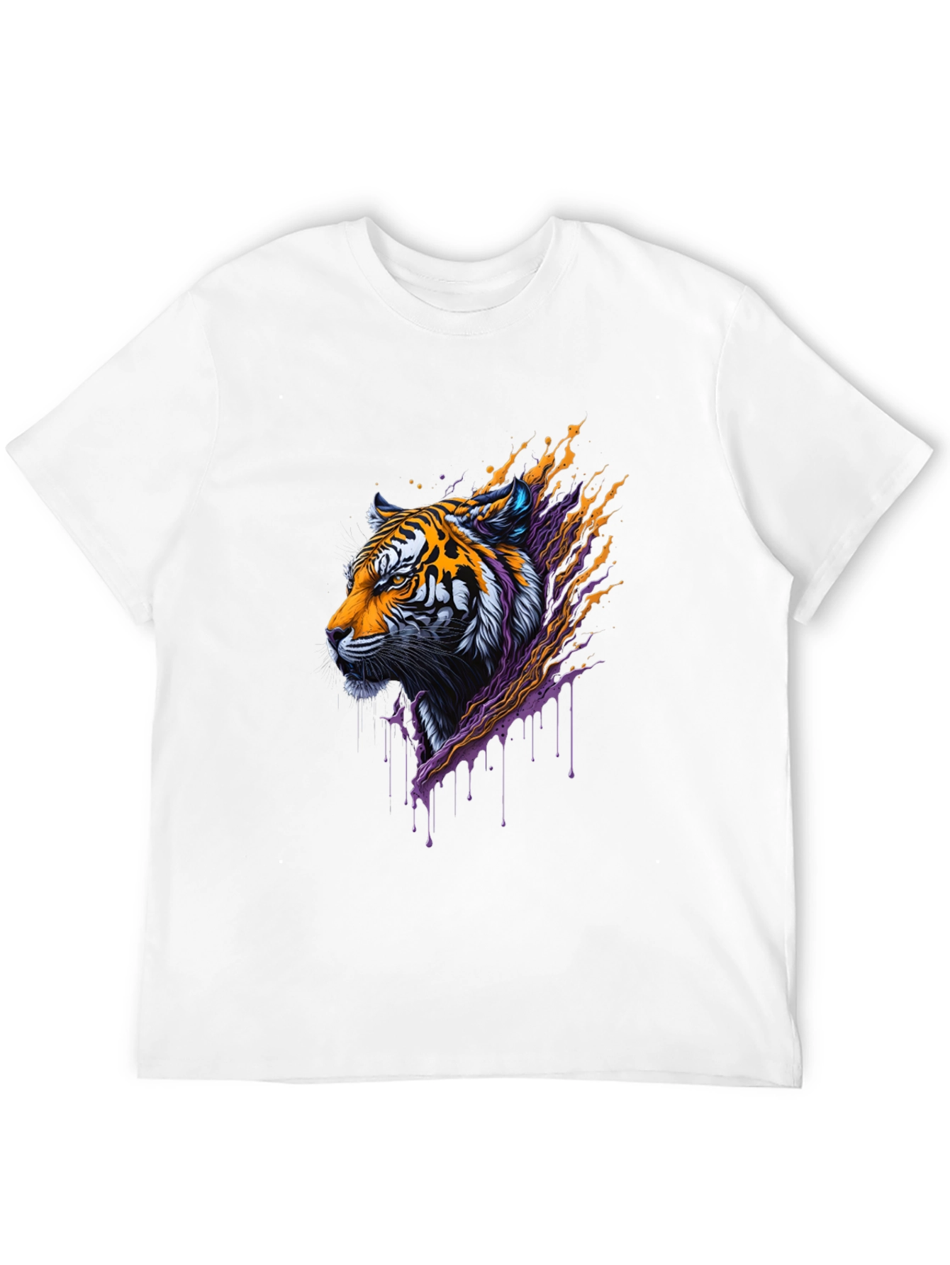 Tiger Graphic T-Shirt - Striking Design Bold Style