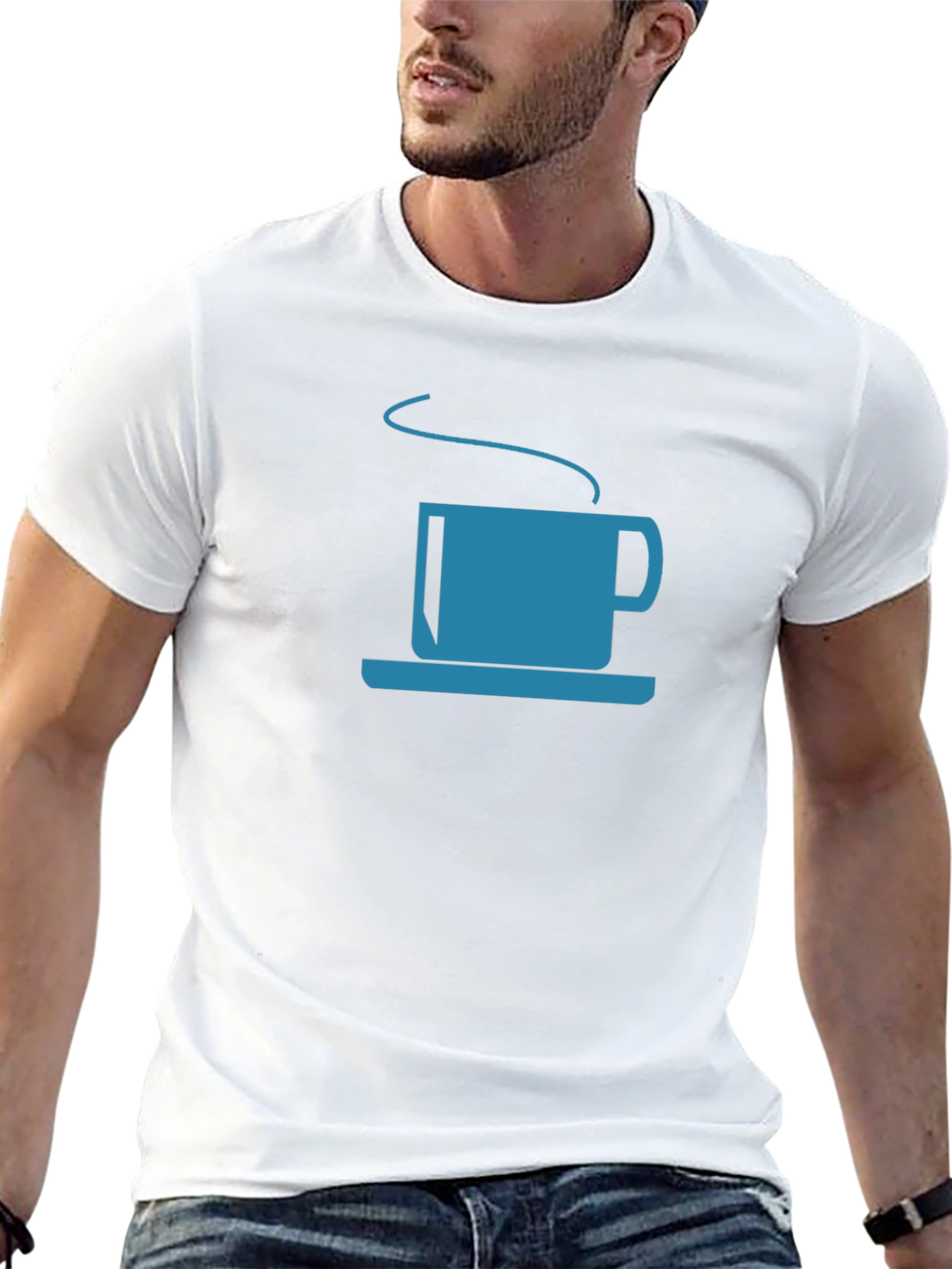 Coffee Lovers Graphic Tee - Casual Black T-Shirt