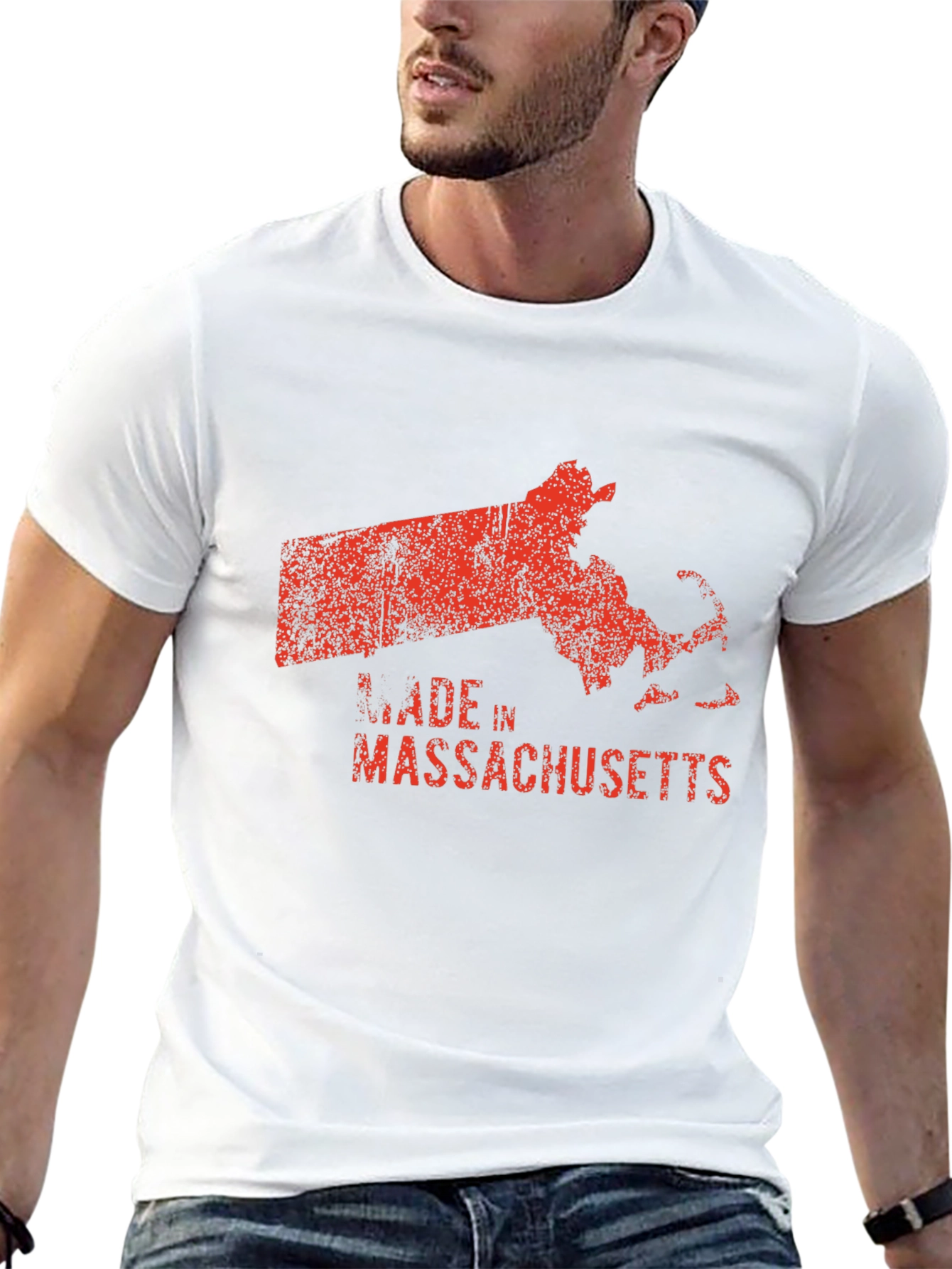 Made In Massachusetts Black T-Shirt