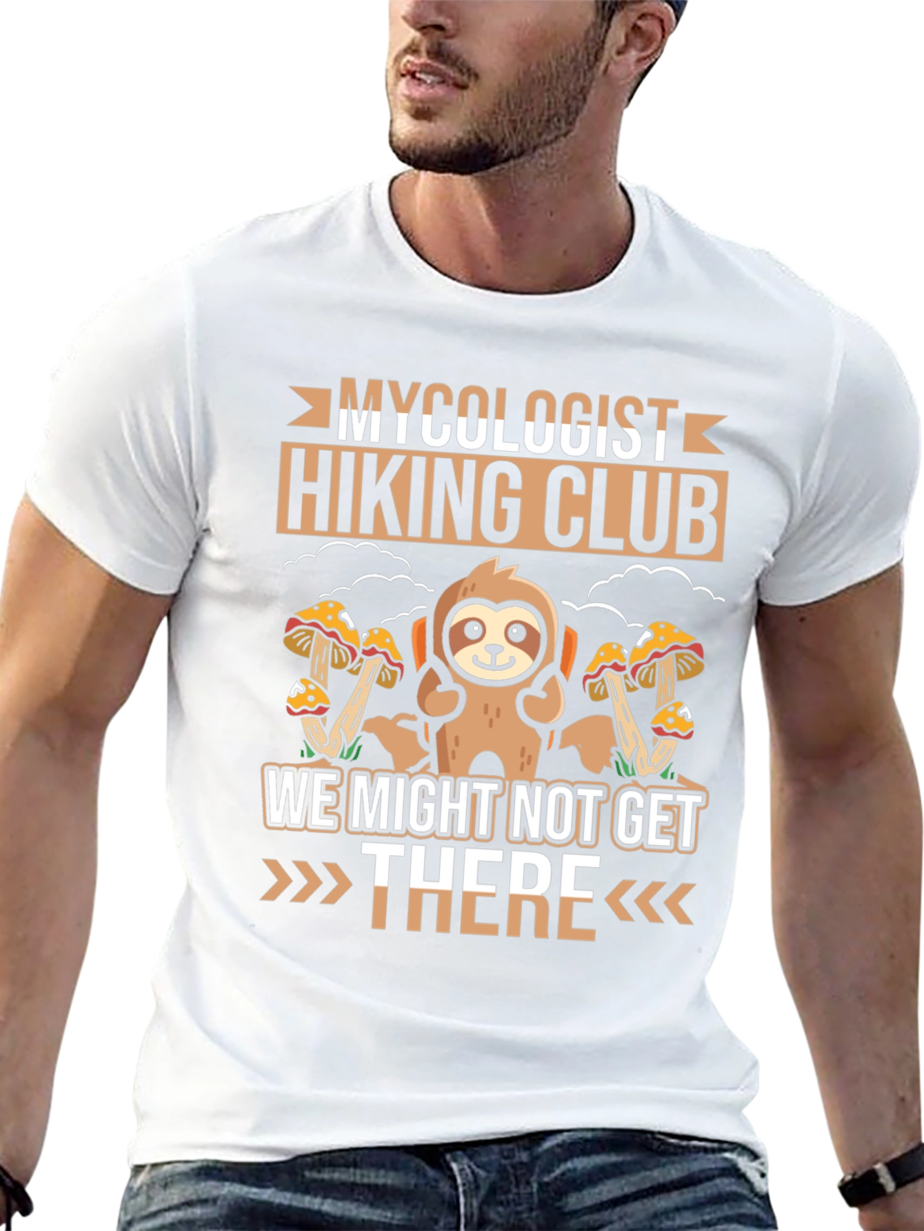 Mycologist Hiking Club Graphic T-Shirt