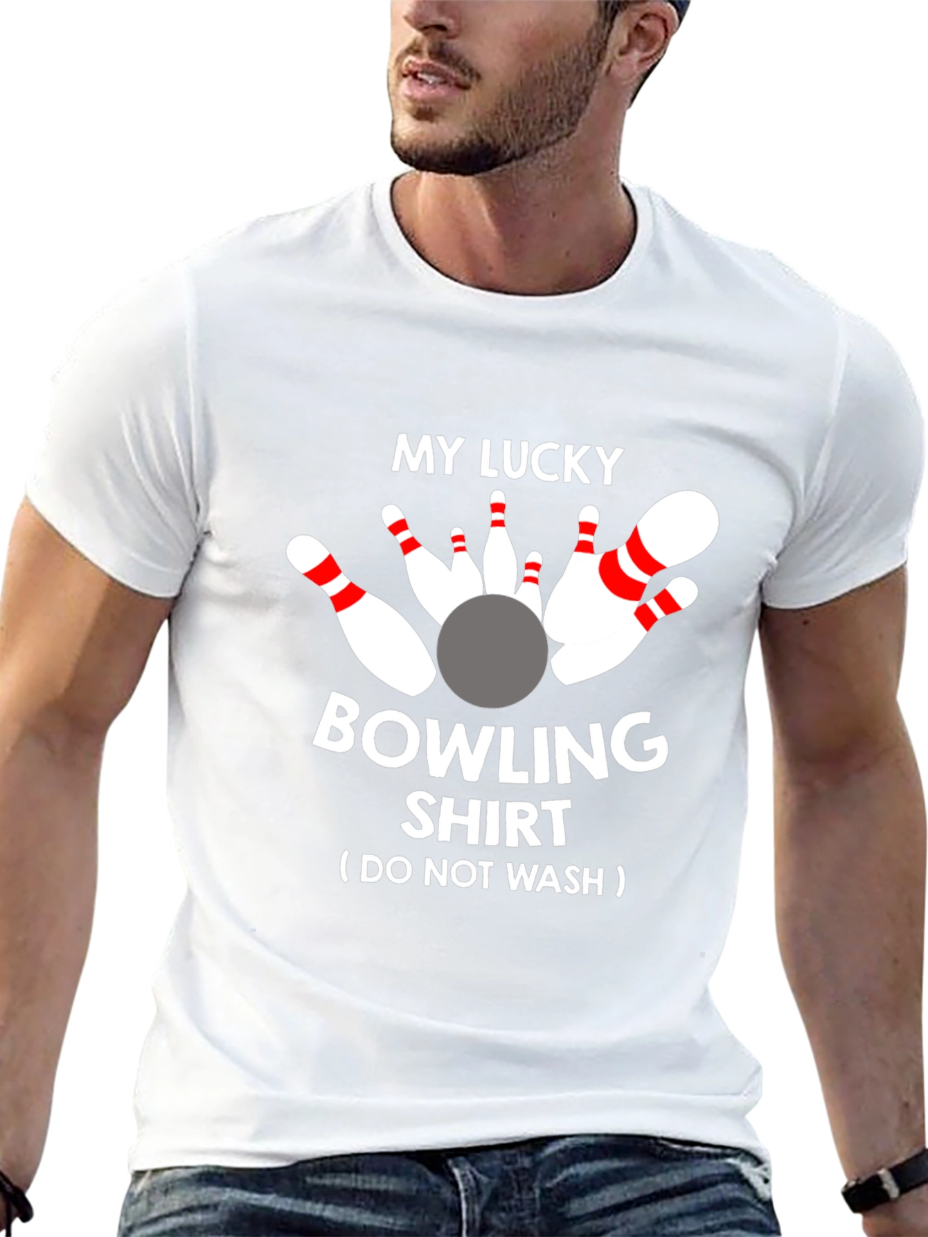 My Lucky Bowling Shirt - Funny Bowling Gift Tee