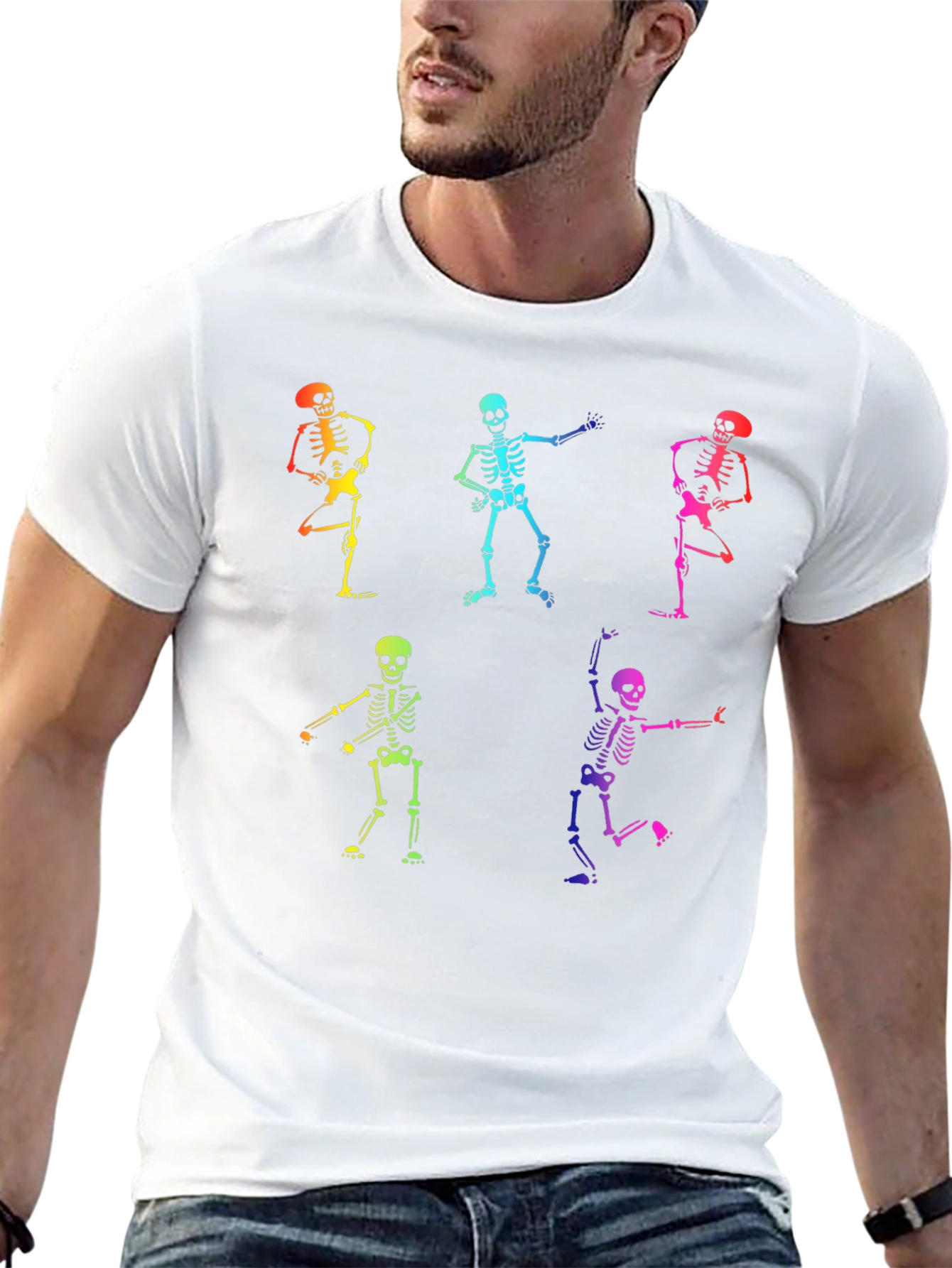 Dancing Skeletons Graphic T-Shirt