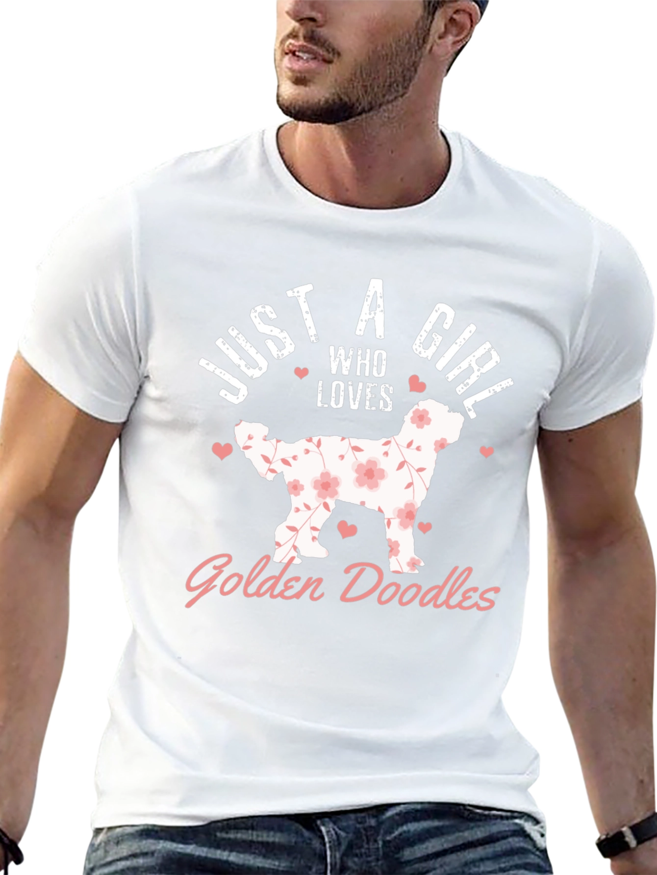 Just A Girl Who Loves Golden Doodles T-Shirt