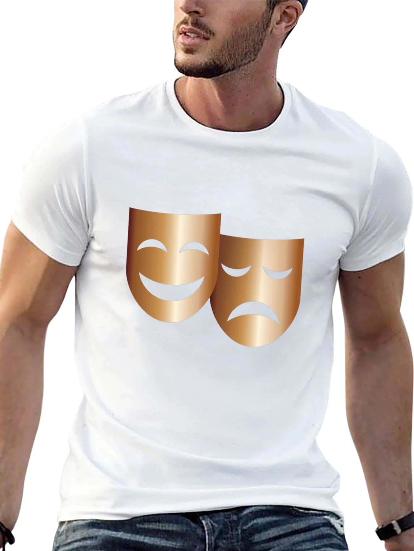 Comedy & Tragedy Masks T-Shirt