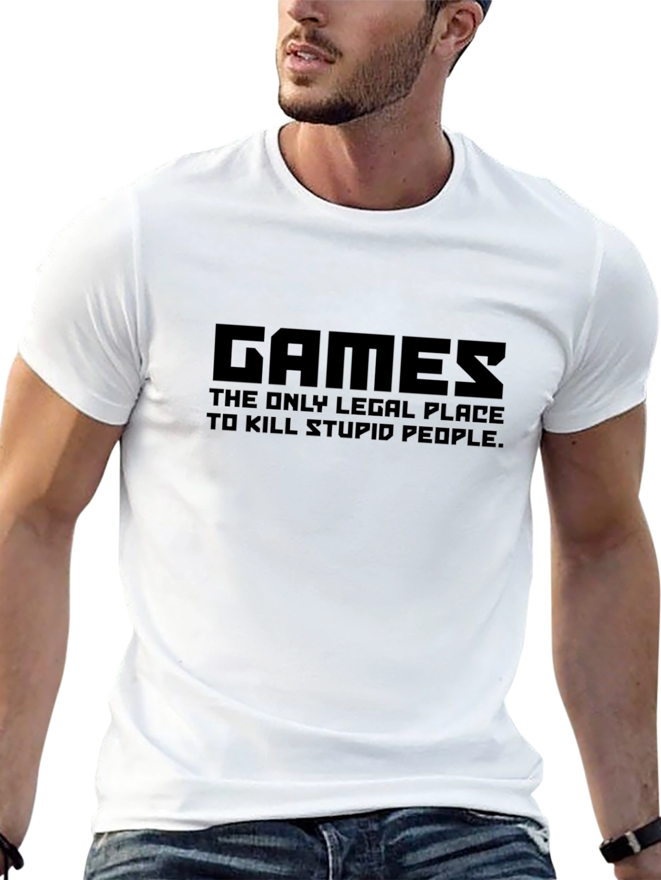 Games T-Shirt: The Only Legal Place