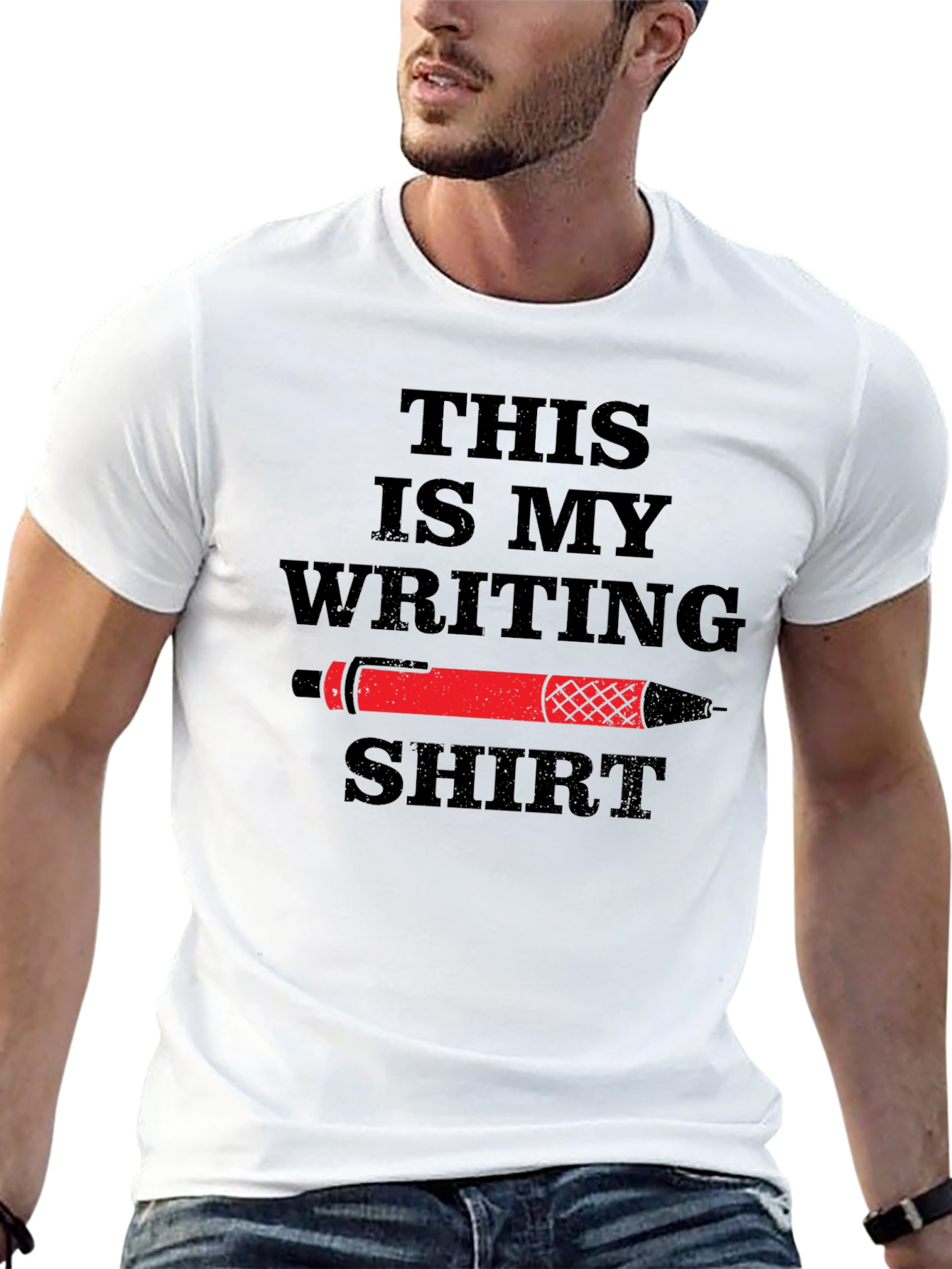 This Is My Writing Shirt - Novelty Tee