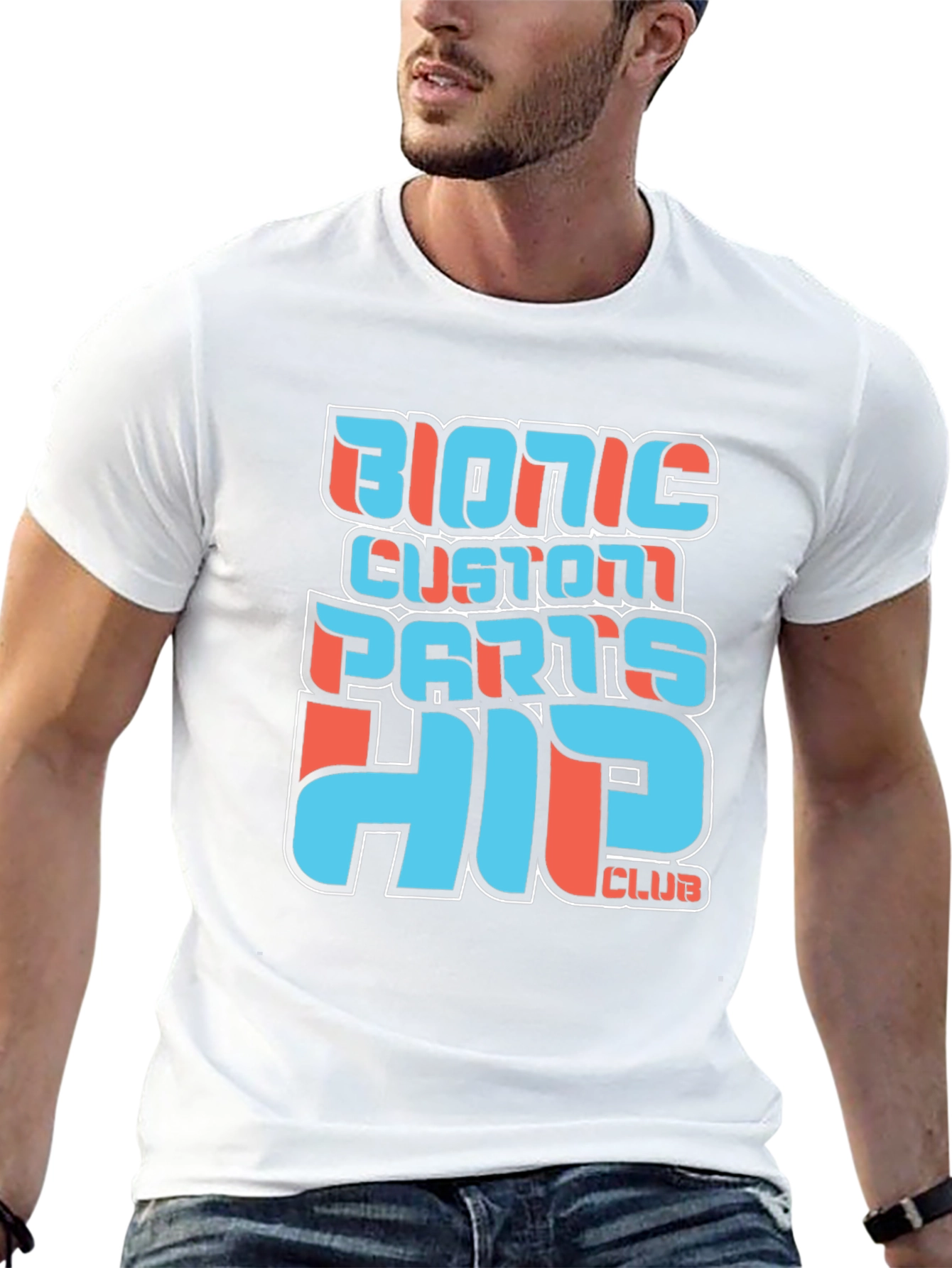 Bionic Custom Parts Hip Club Graphic T-Shirt