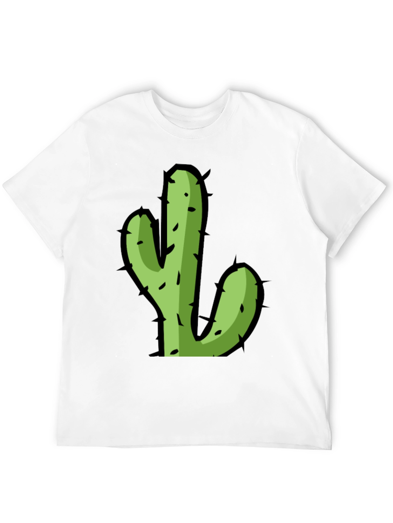 Cactus Graphic Black T-Shirt - Trendy Desert Style