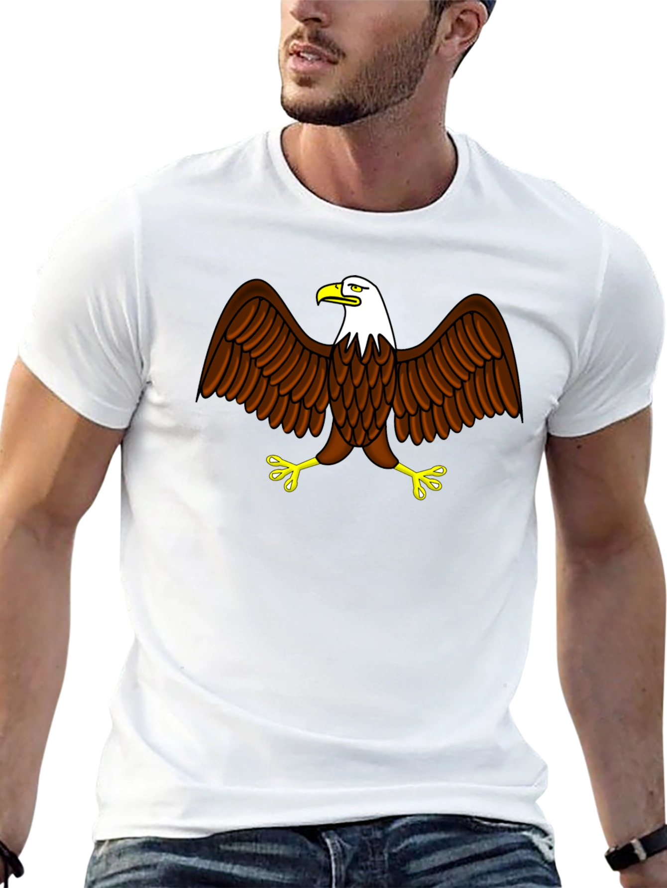 Eagle Graphic Black T-Shirt