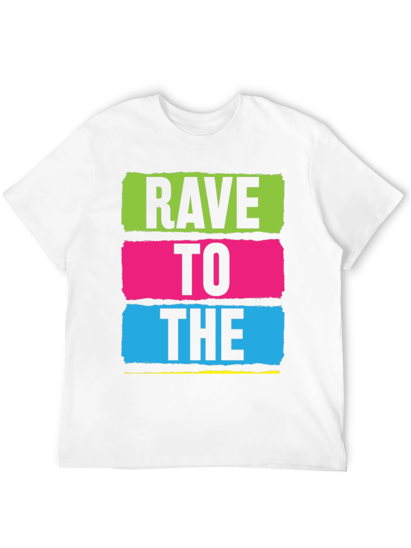 Rave To The Graphic Tee - Vibrant Party T-Shirt
