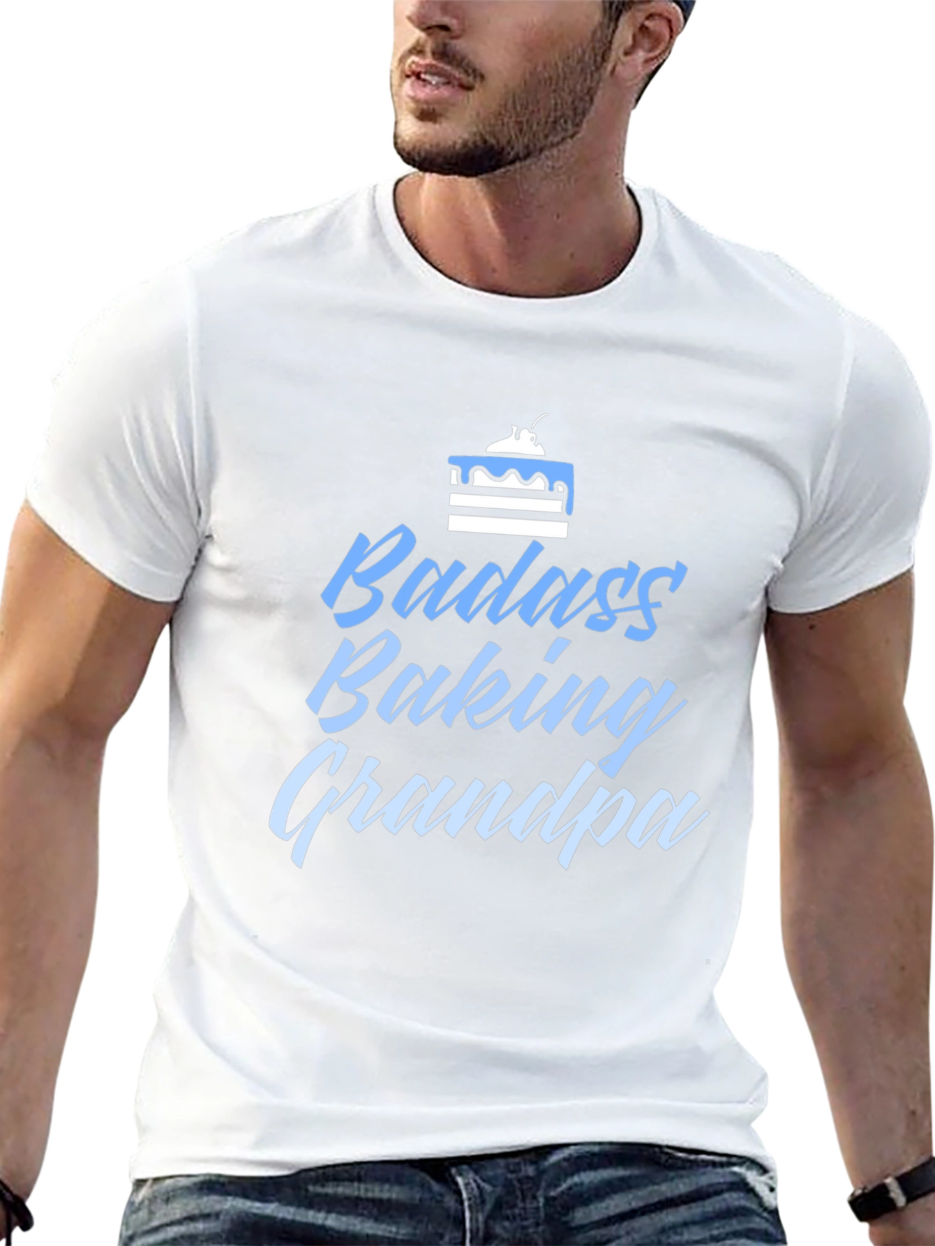 Badass Baking Grandpa T-Shirt