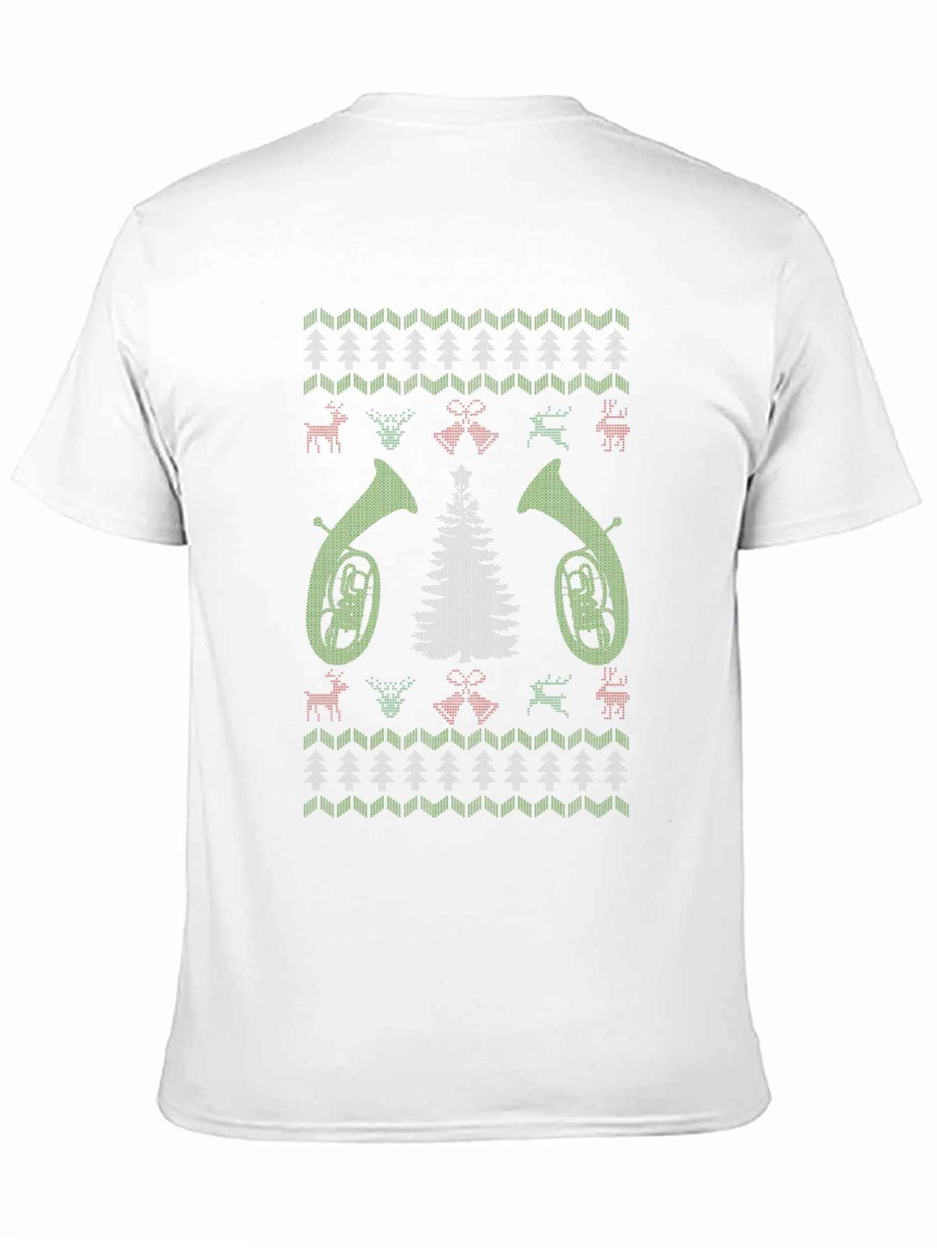 Ugly Christmas Tuba Sweater T-Shirt