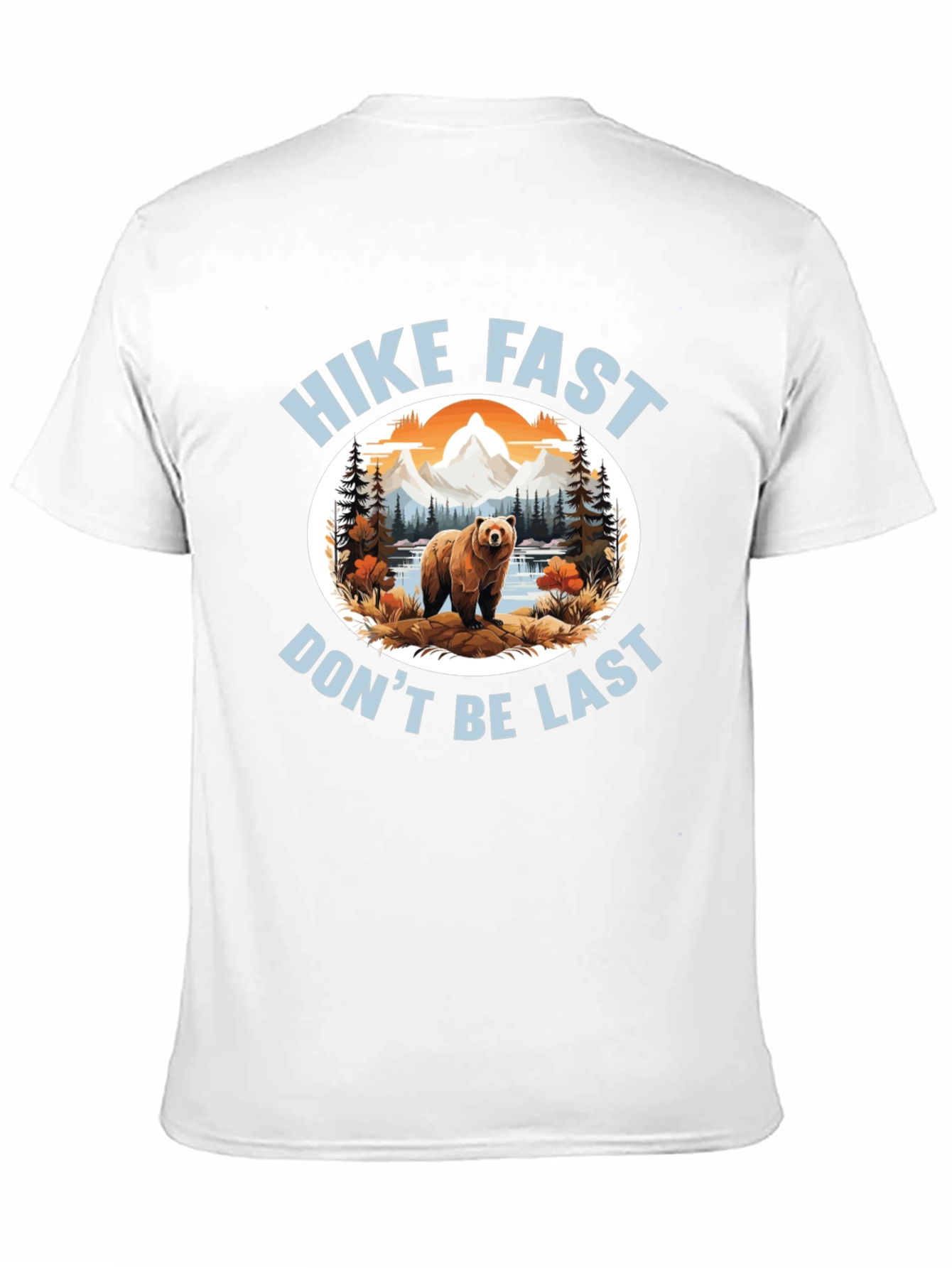 Hike Fast Bear Graphic Tee - Adventure Awaits!