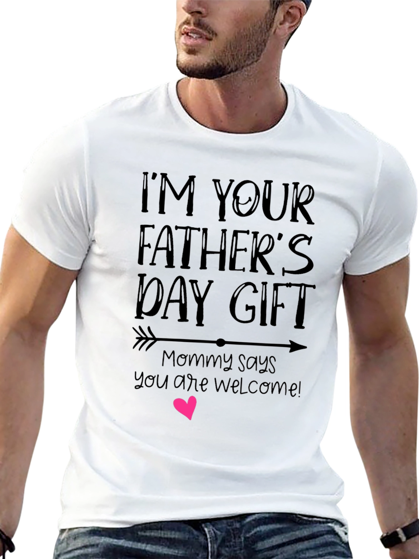 Fathers Day Gift Black T-Shirt