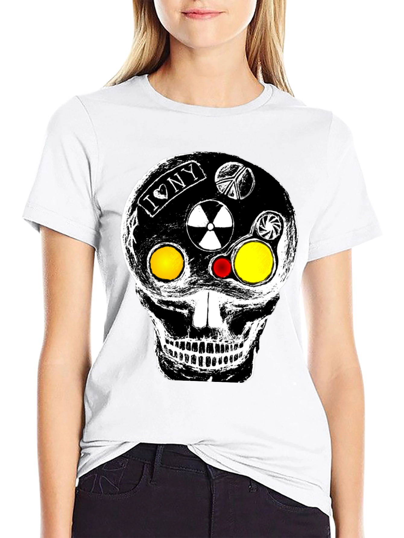 Skull Graphic Print T-Shirt - Unisex