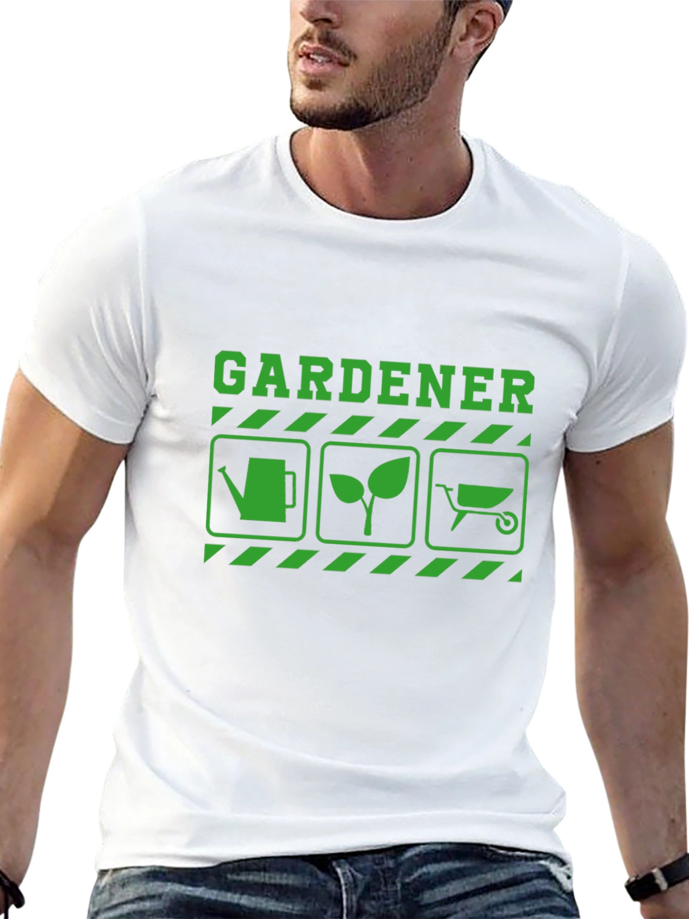 Gardener Graphic T-Shirt - Black Cotton Tee