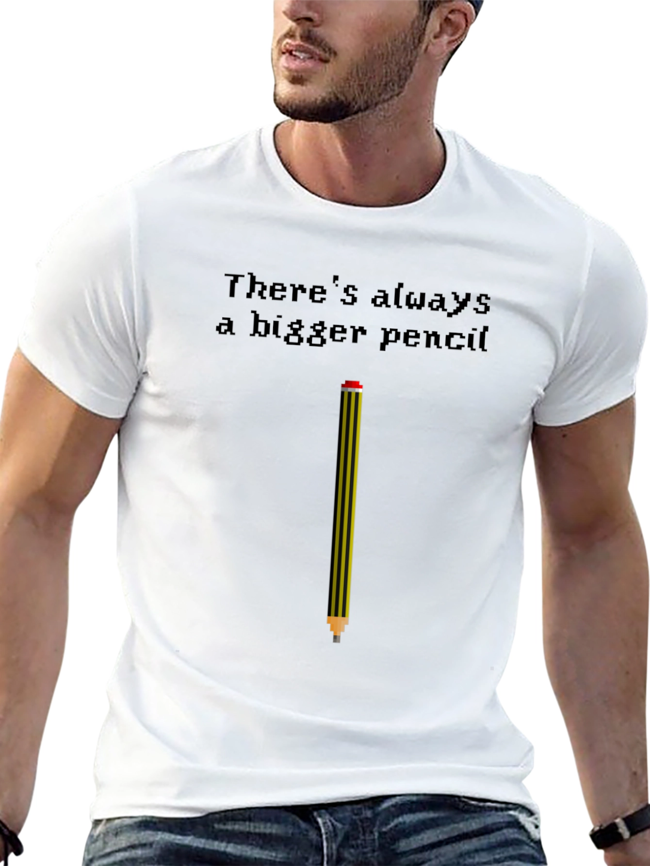 Bigger Pencil T-Shirt - Funny Graphic Tee