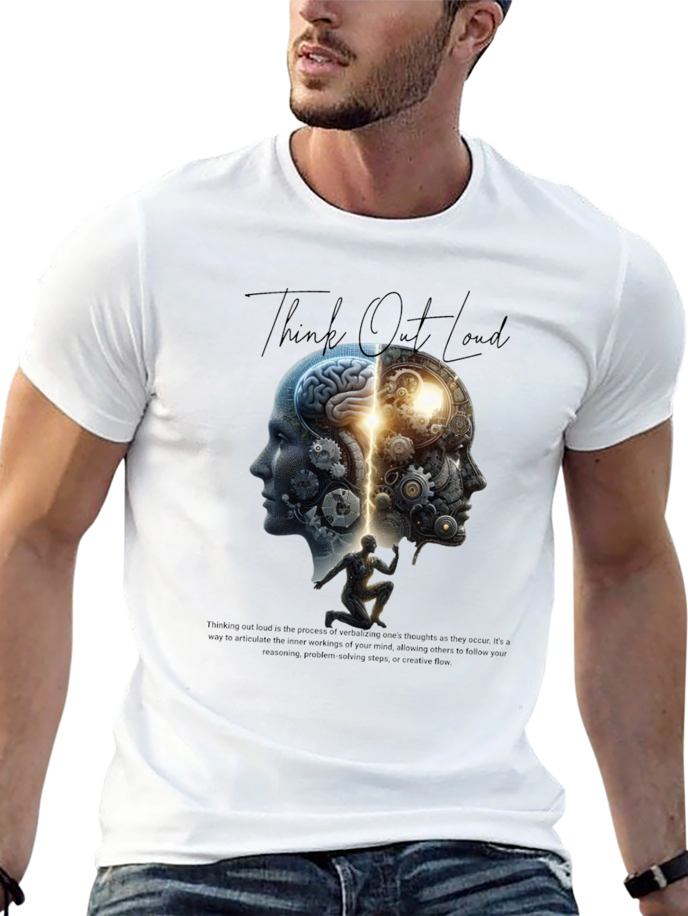 Think Out Loud T-Shirt - Mind Gears Design