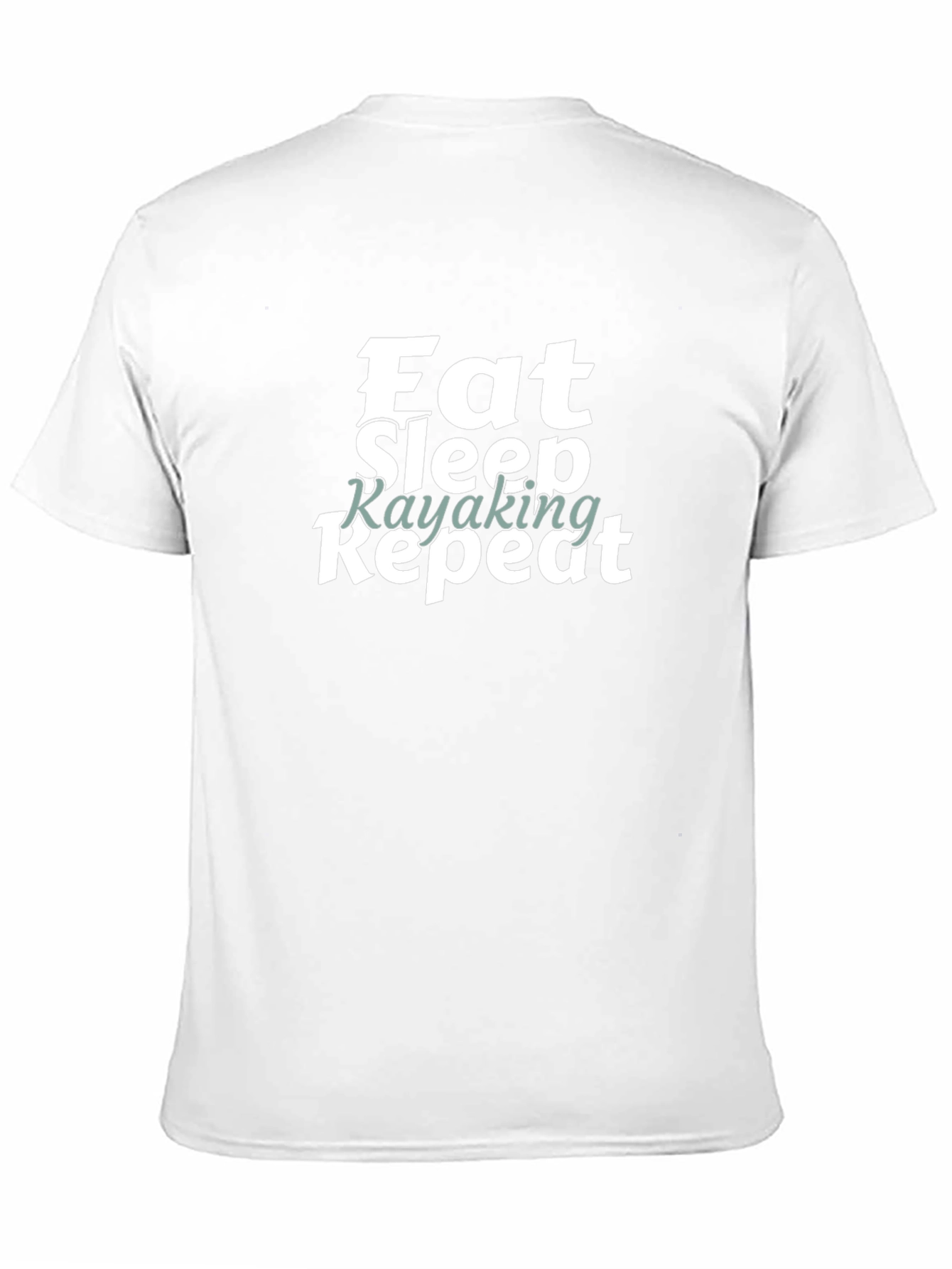 Eat Sleep Kayaking Repeat Graphic Tee Shirt