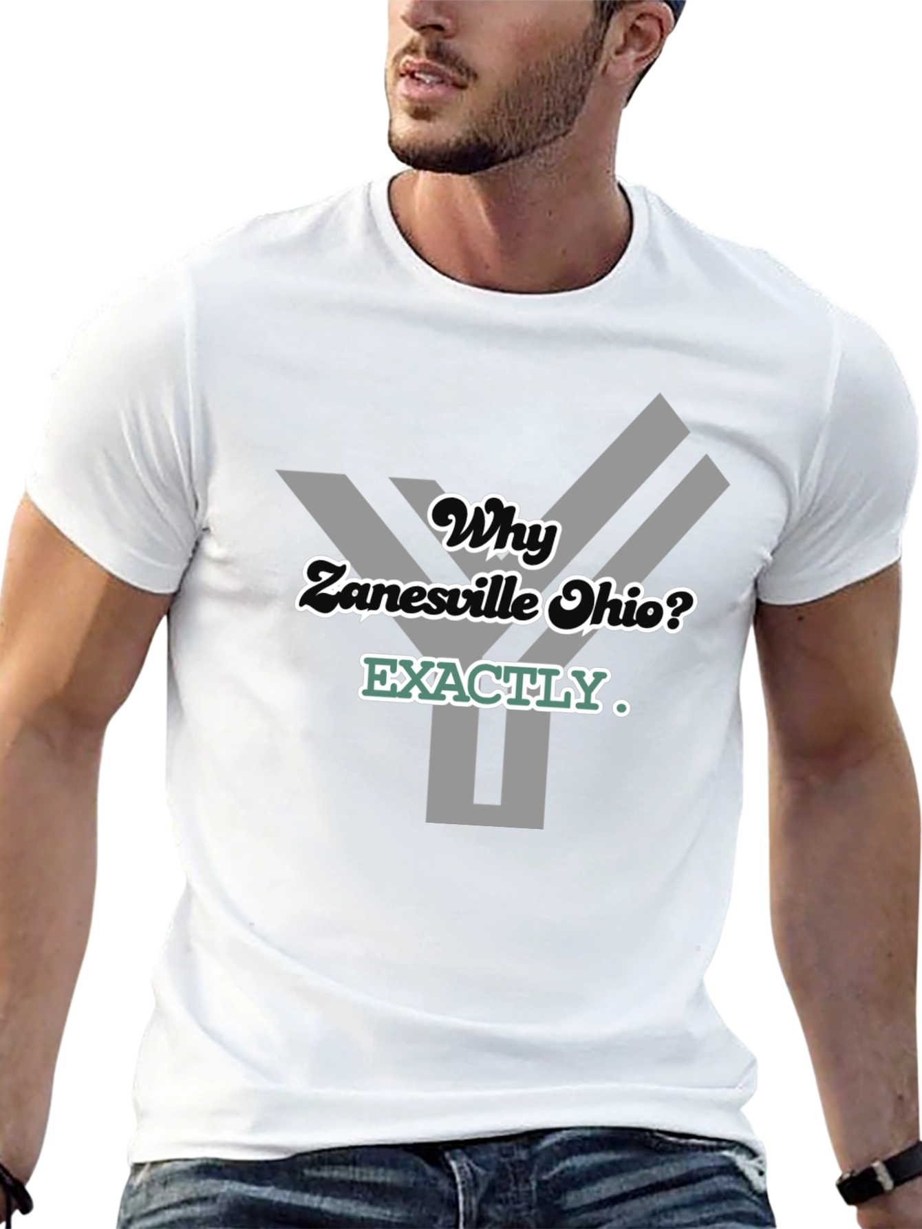 Why Zanesville Ohio? Graphic T-Shirt