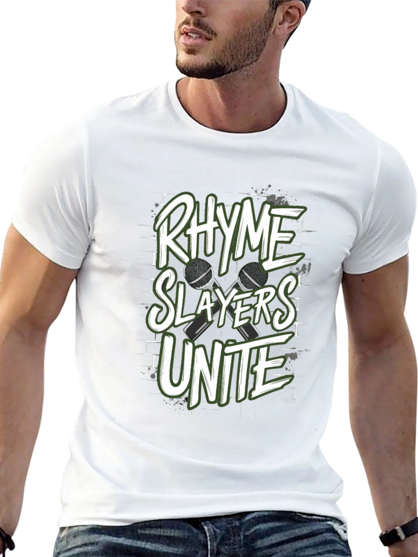 Rhyme Slayers Unite Black T-Shirt