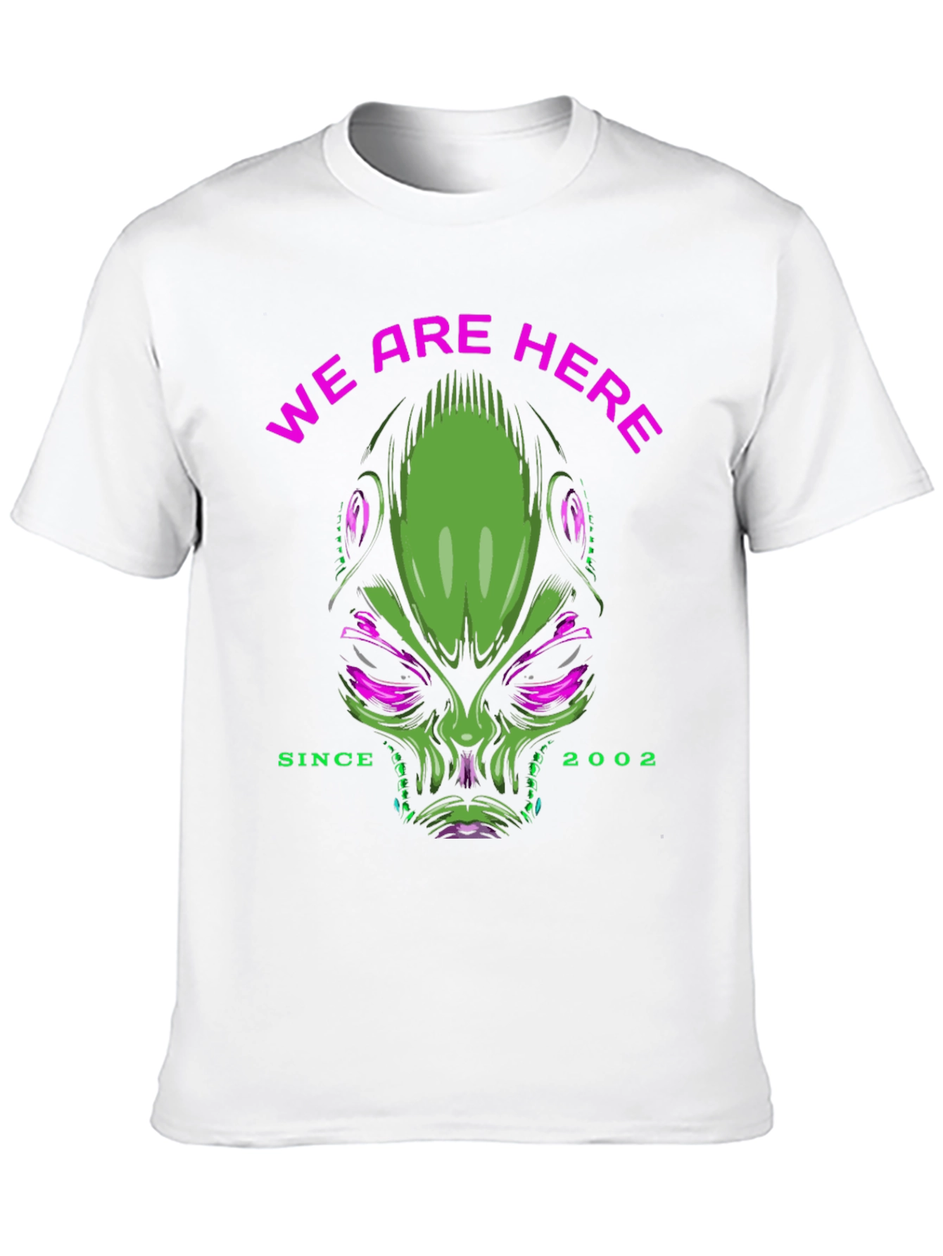 We Are Here Alien Graphic T-Shirt