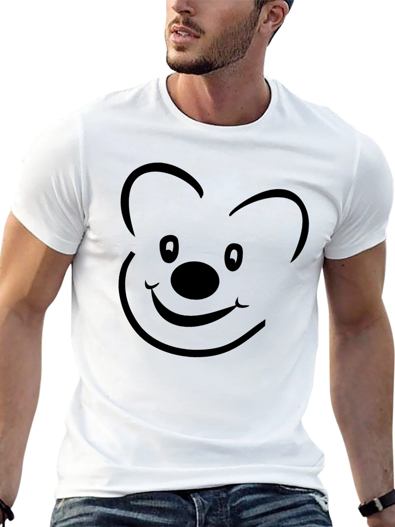 Mickey Mouse Silhouette Black T-Shirt
