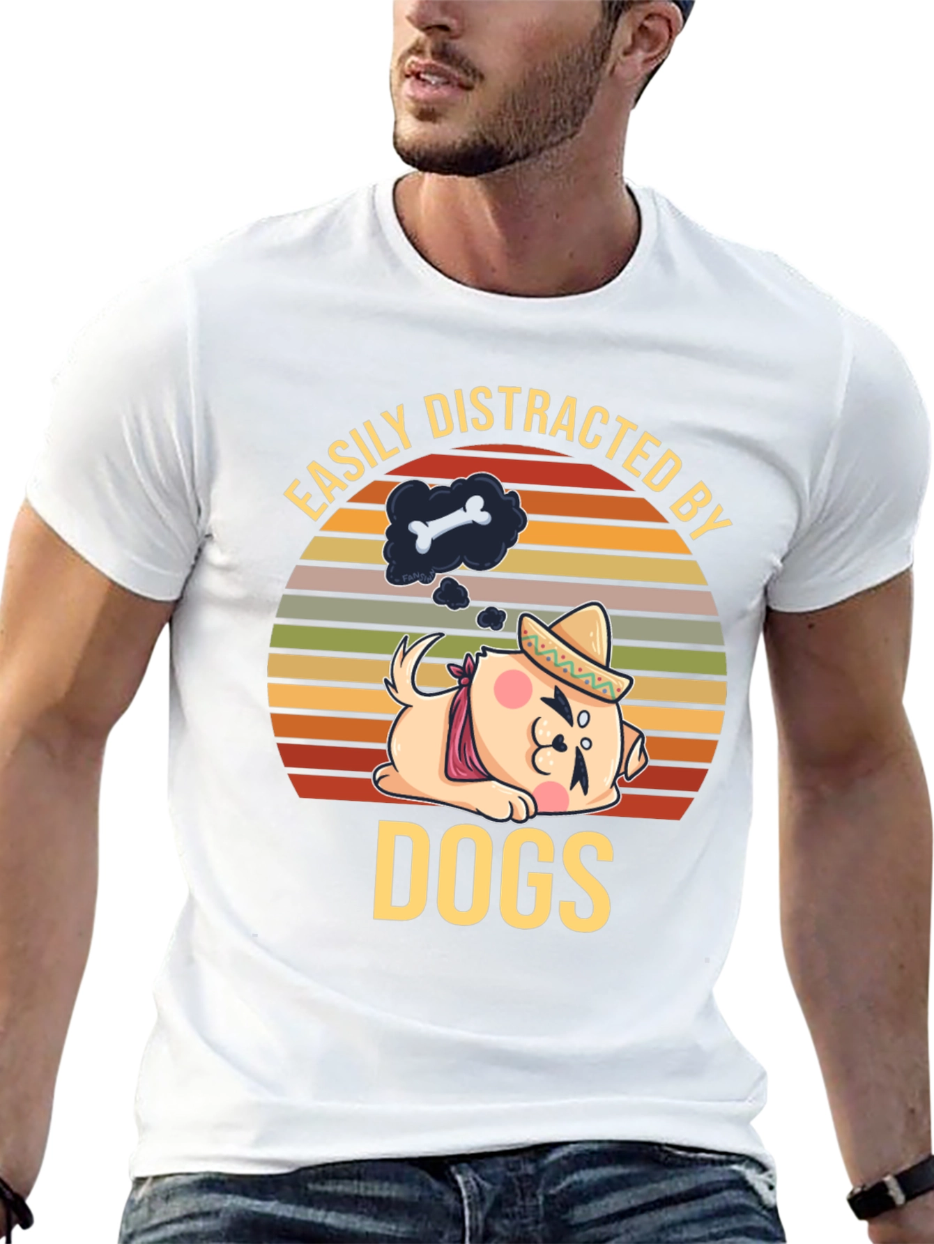 Easily Distracted By Dogs T-Shirt