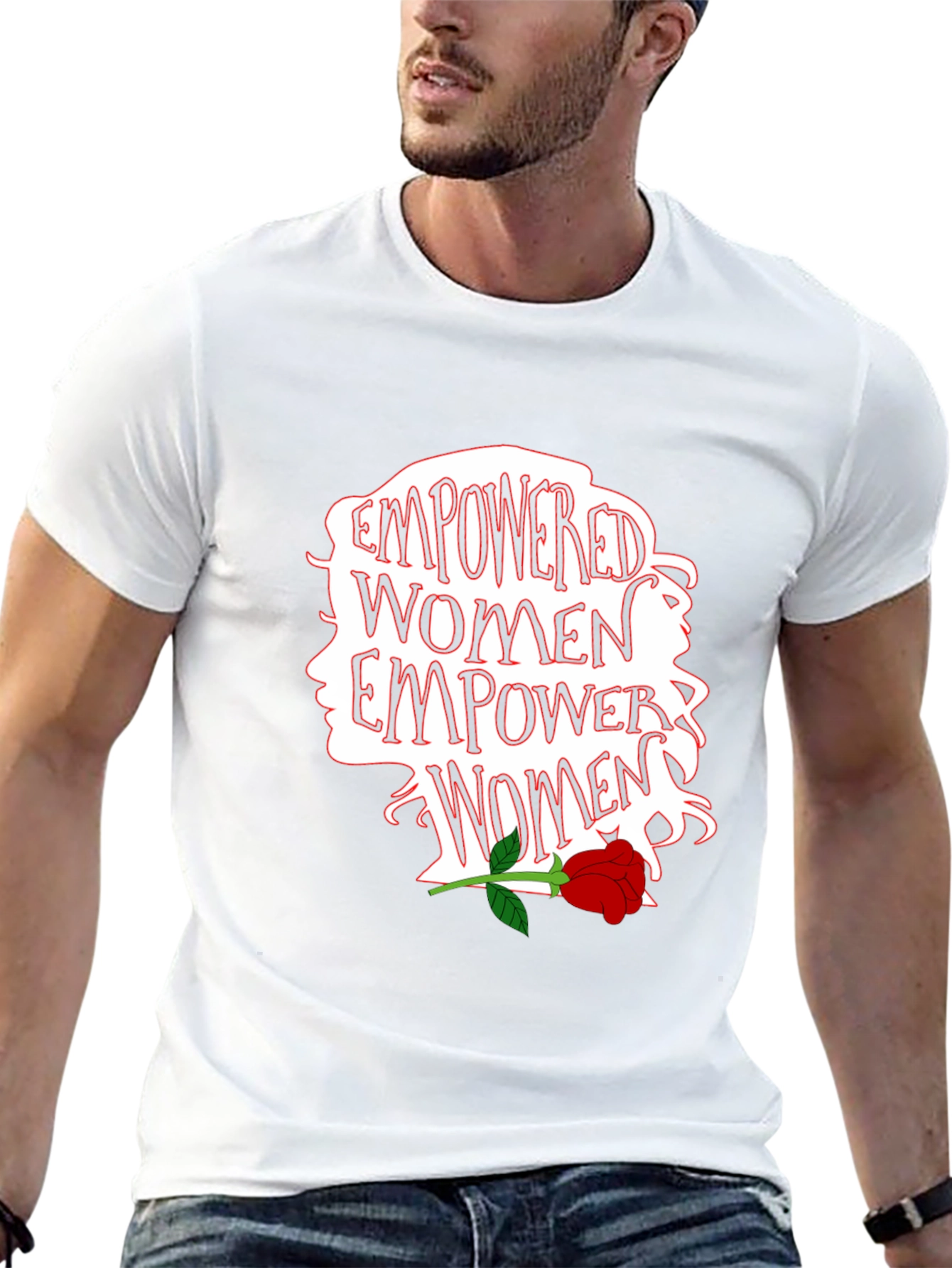 Empowered Women T-Shirt - Graphic Print Tee