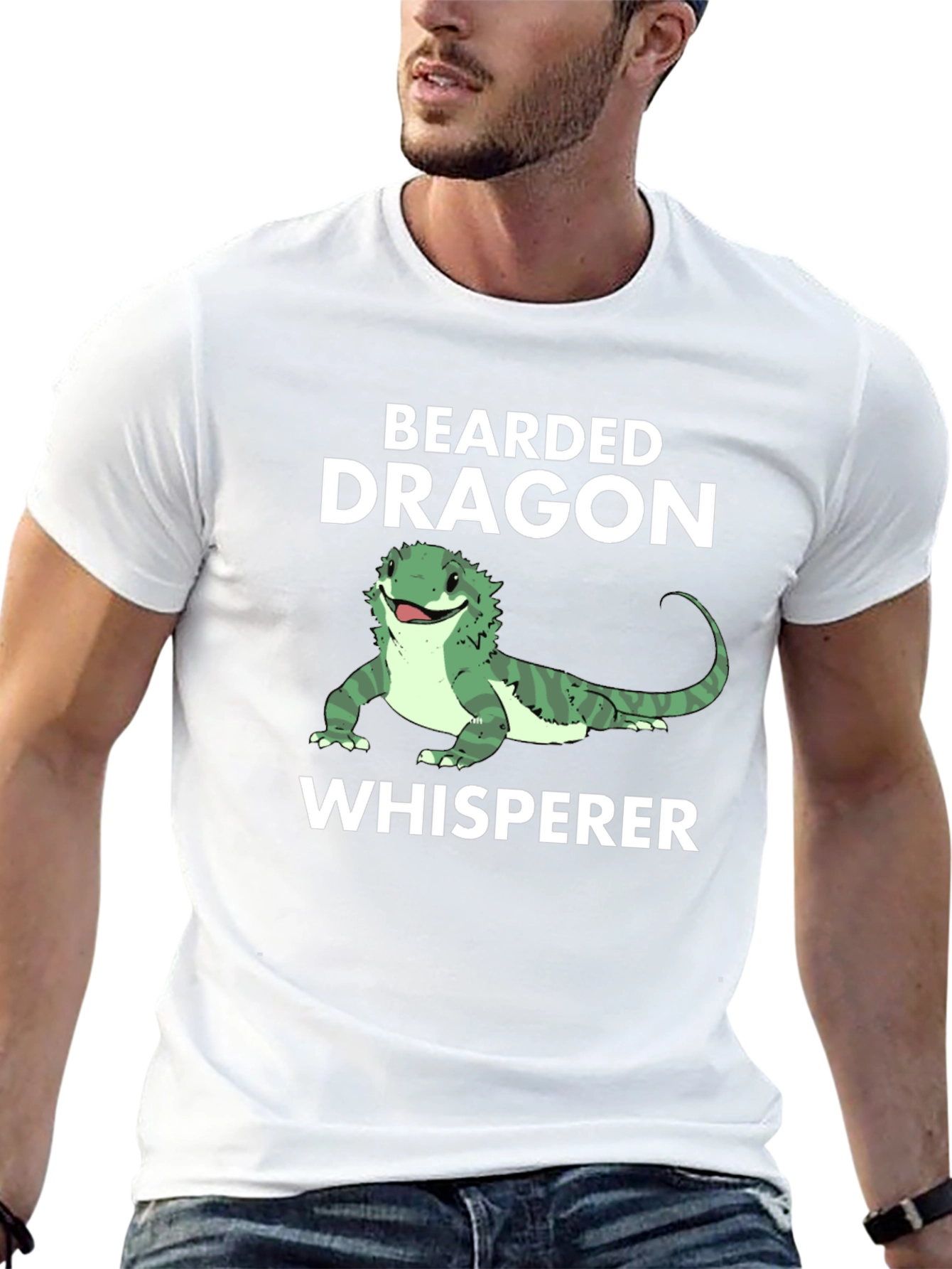 Bearded Dragon Whisperer Graphic T-Shirt