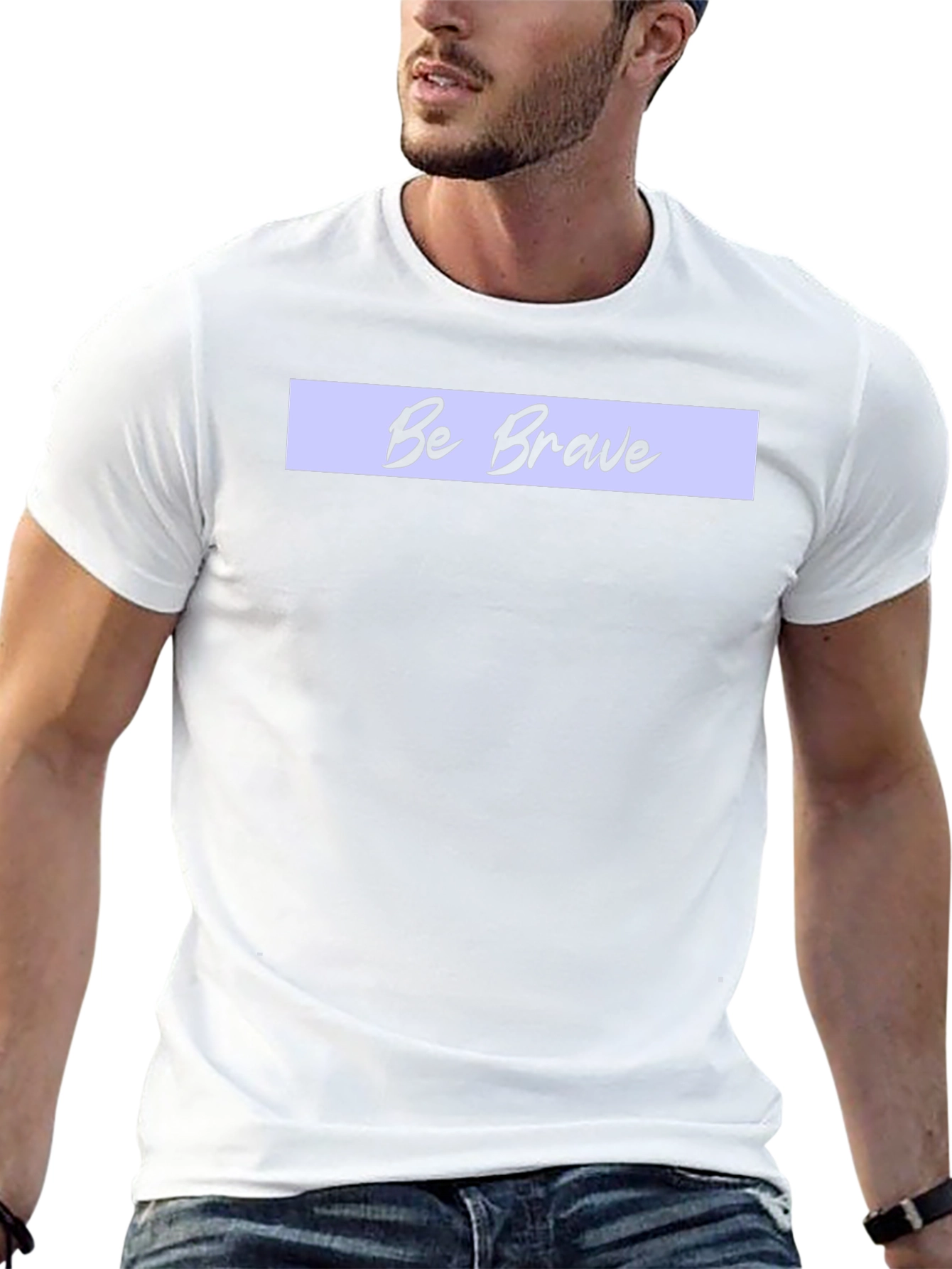 Be Brave Graphic T-Shirt - Black