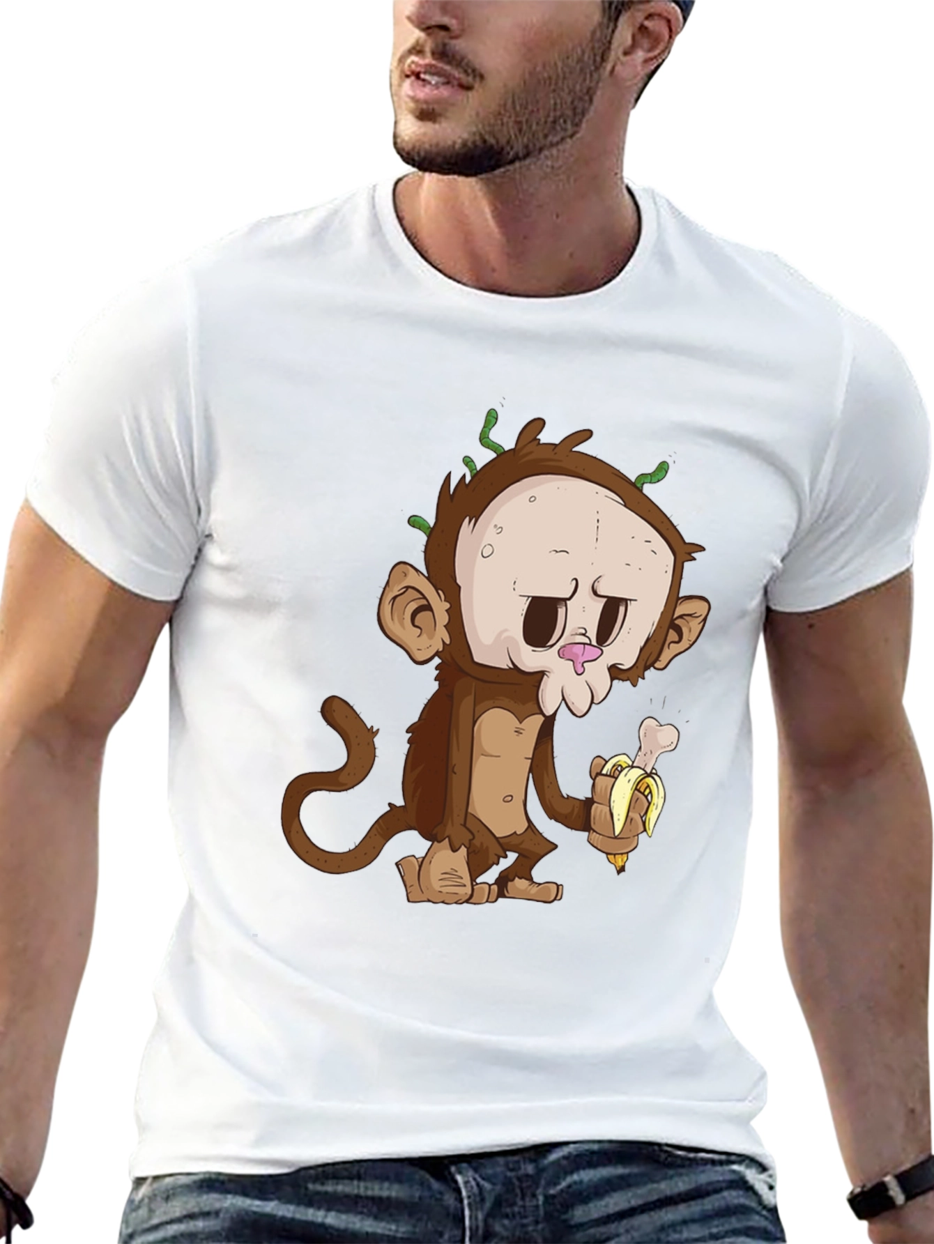 Monkey Bone Banana Graphic T-Shirt