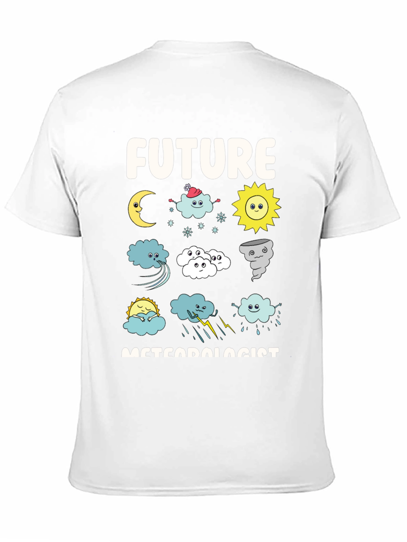 Future Meteorologist T-Shirt - Weather Pattern Design