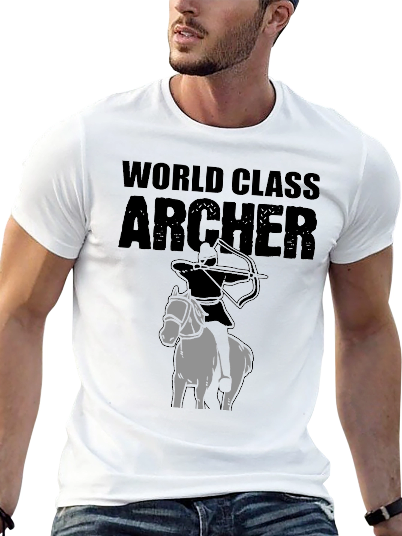 World Class Archer T-Shirt Horseback Bow Arrow