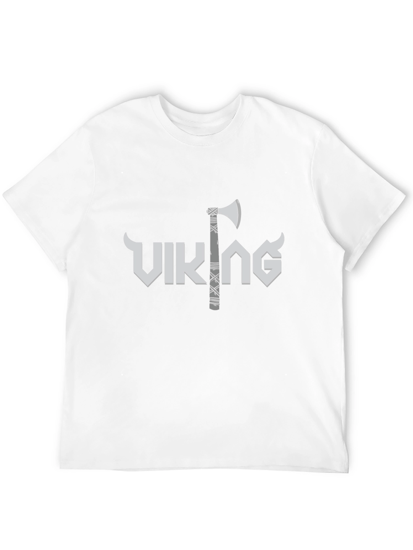 Viking Axe Graphic T-Shirt - Black
