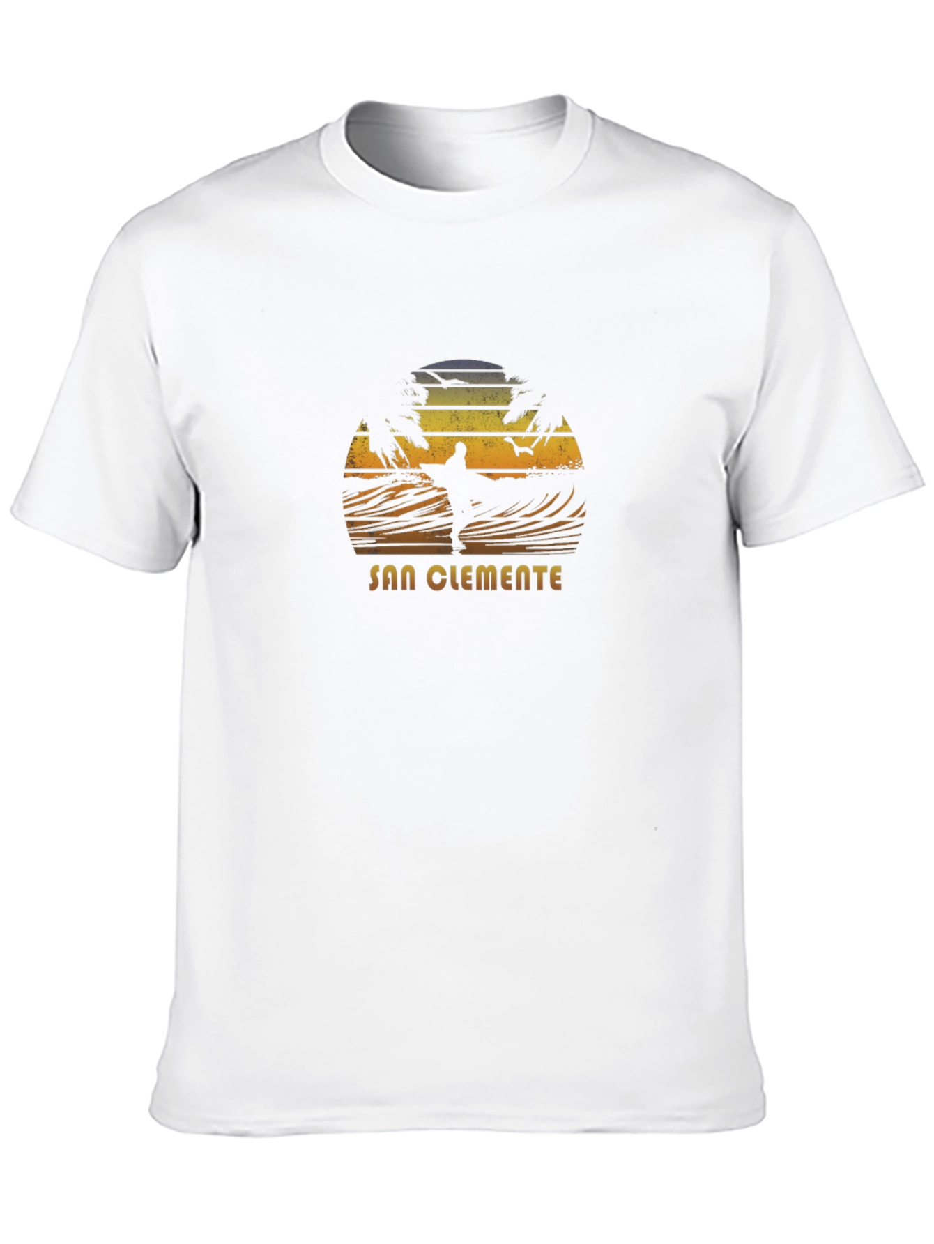 San Clemente Surfer Graphic Tee - Black