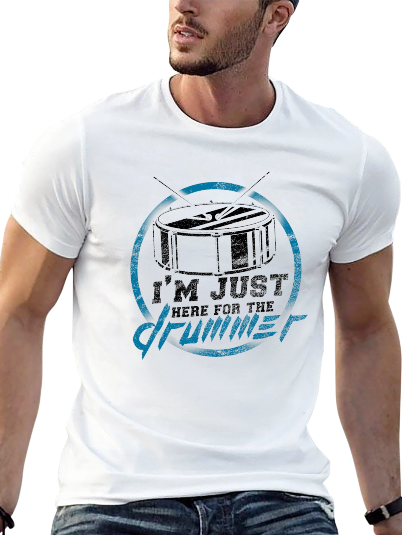 Im Just Here For The Drummer T-Shirt