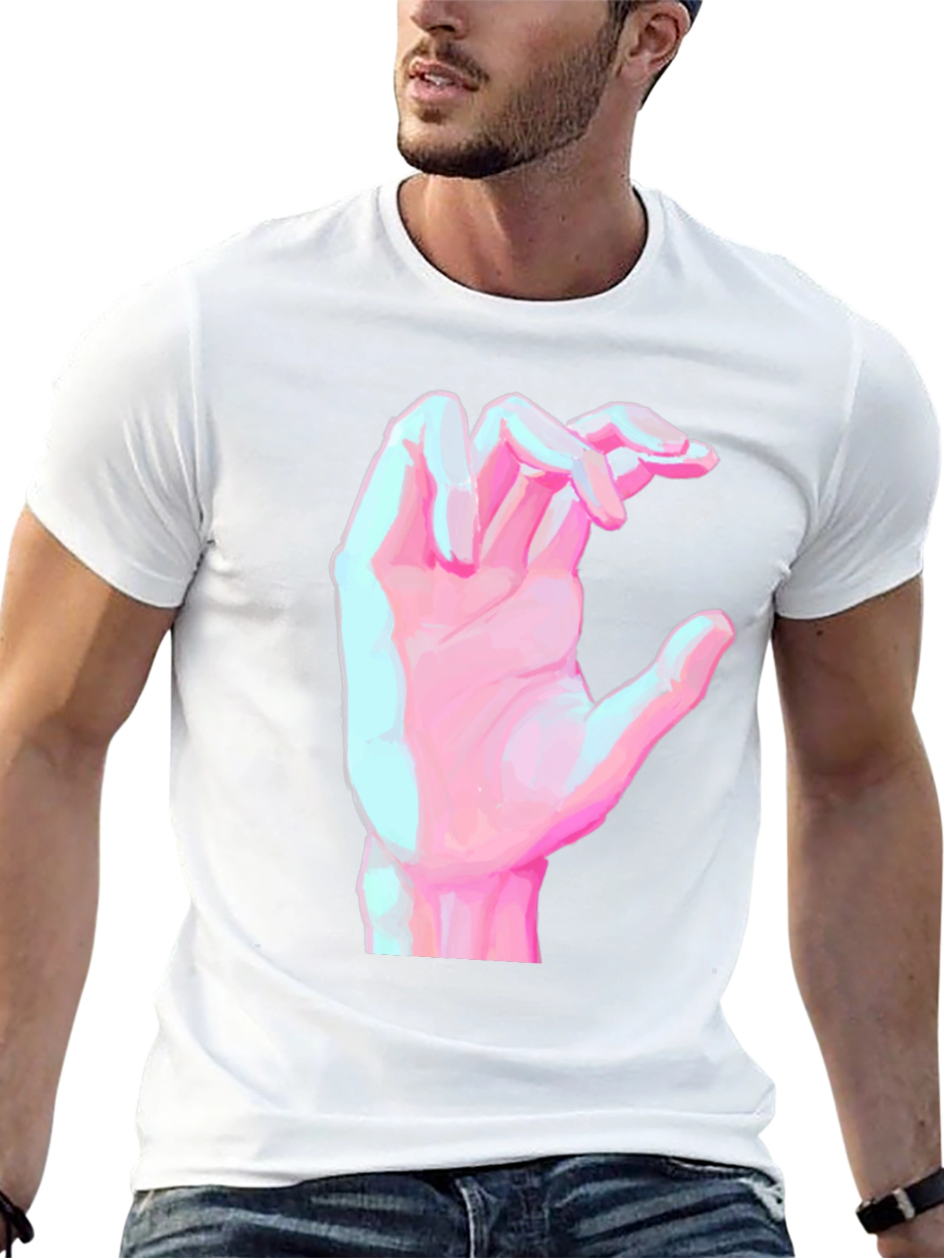 Hand Graphic Black T-Shirt