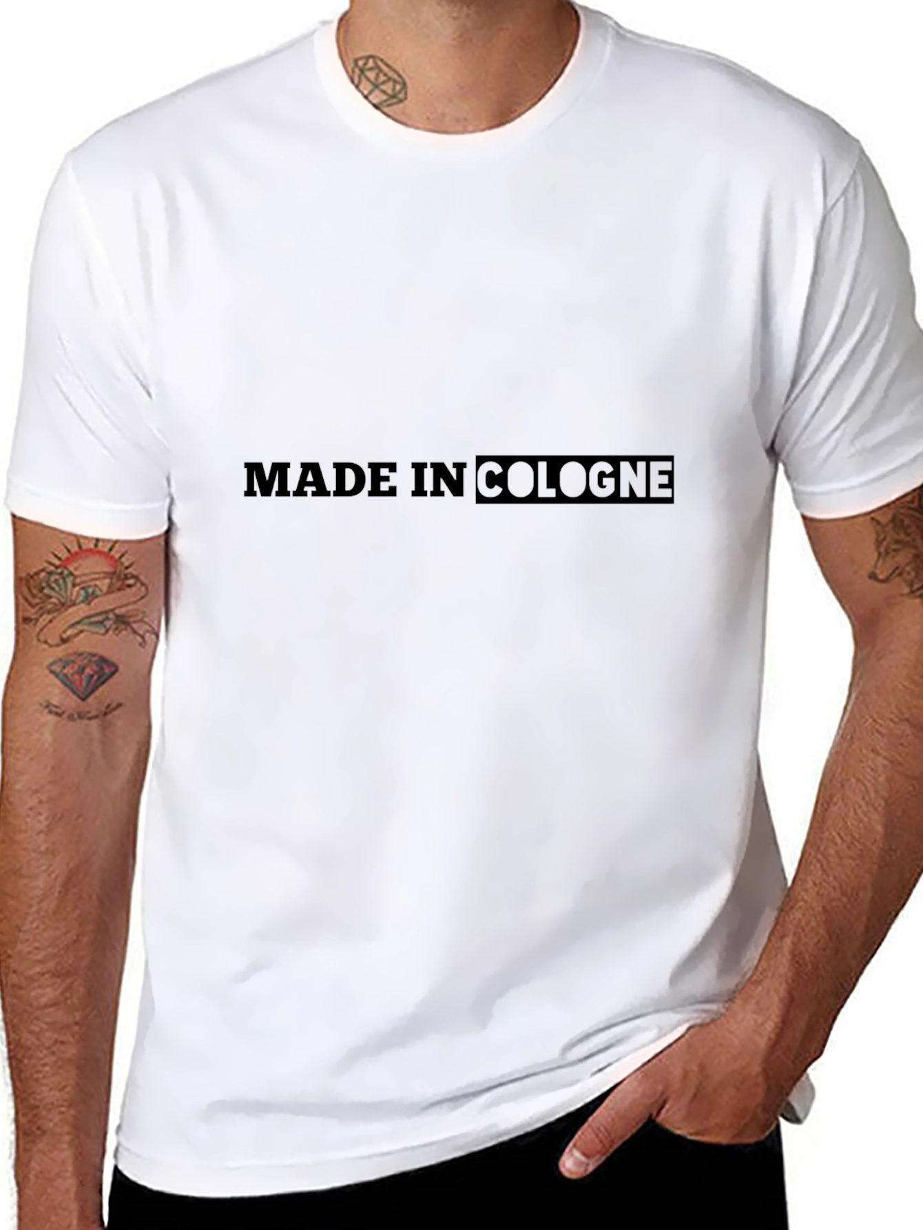 Made in Cologne Black T-Shirt - Stylish City Pride