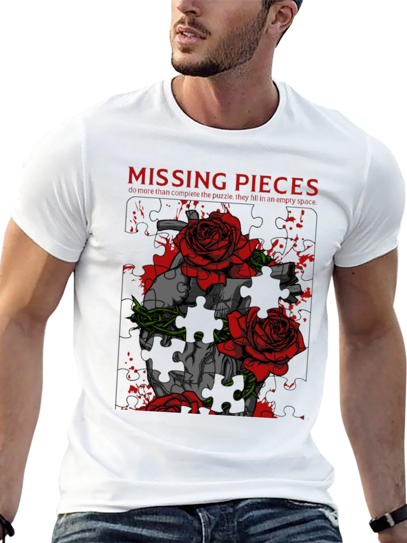Missing Pieces Graphic Tee
