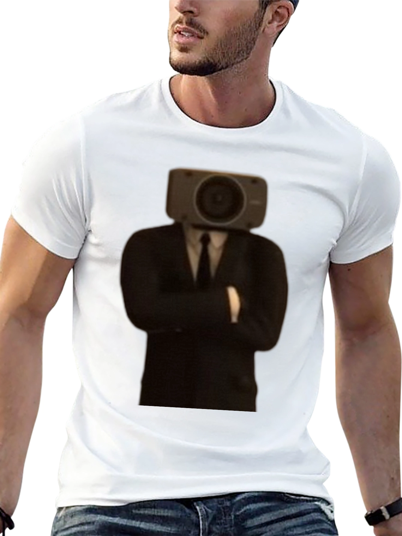 Camera Head Suit T-Shirt