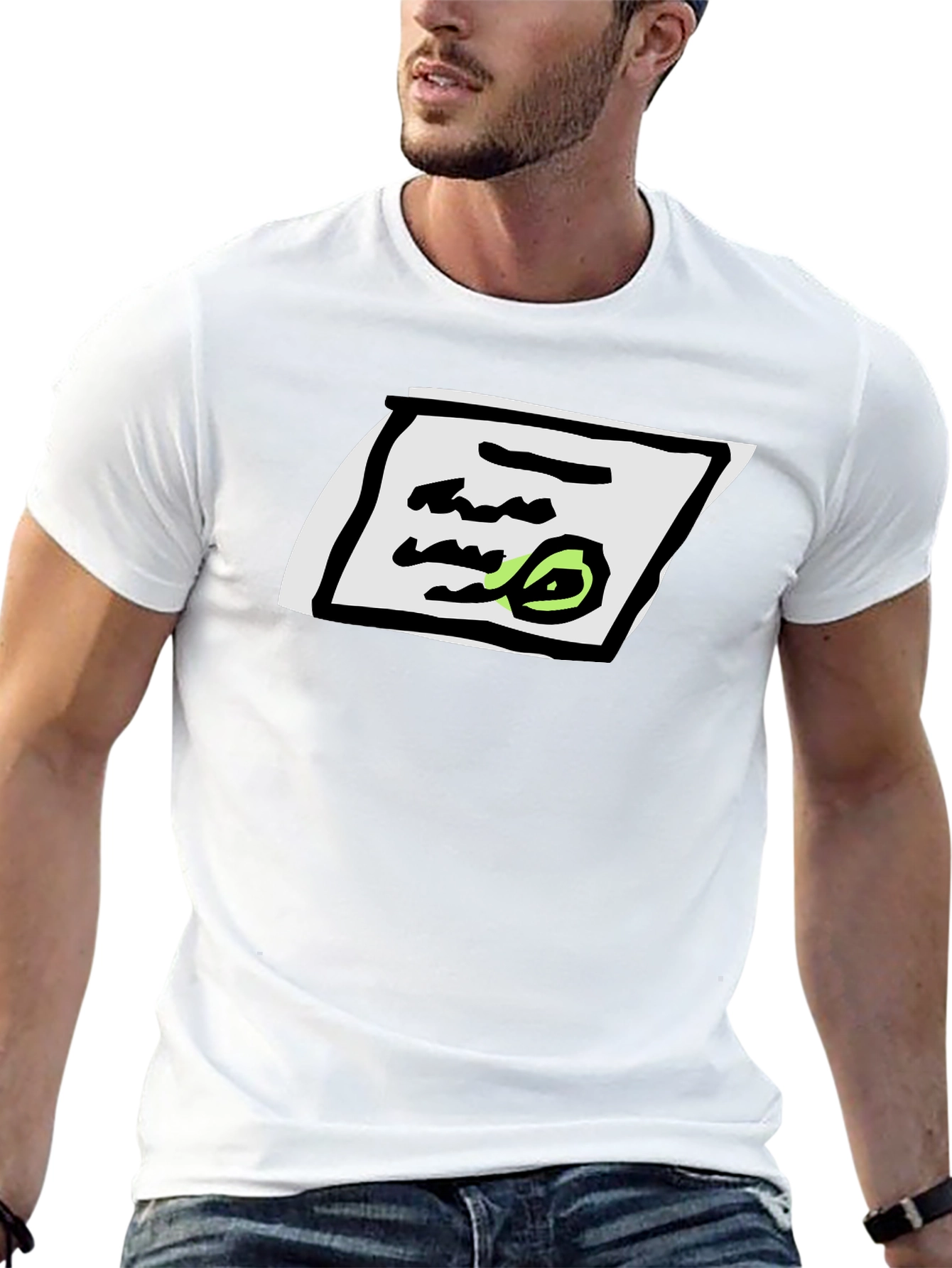 Novelty Graphic Print T-Shirt - Unisex