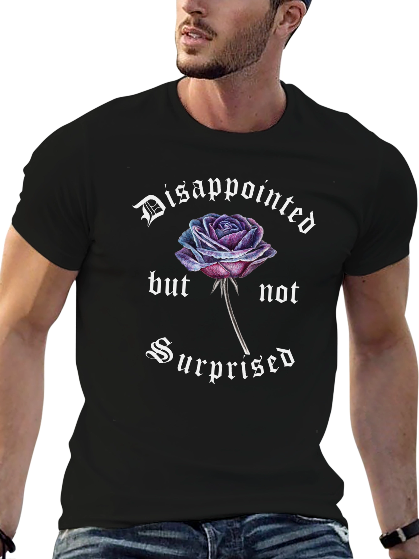 Disappointed but Not Surprised Rose Graphic Tee